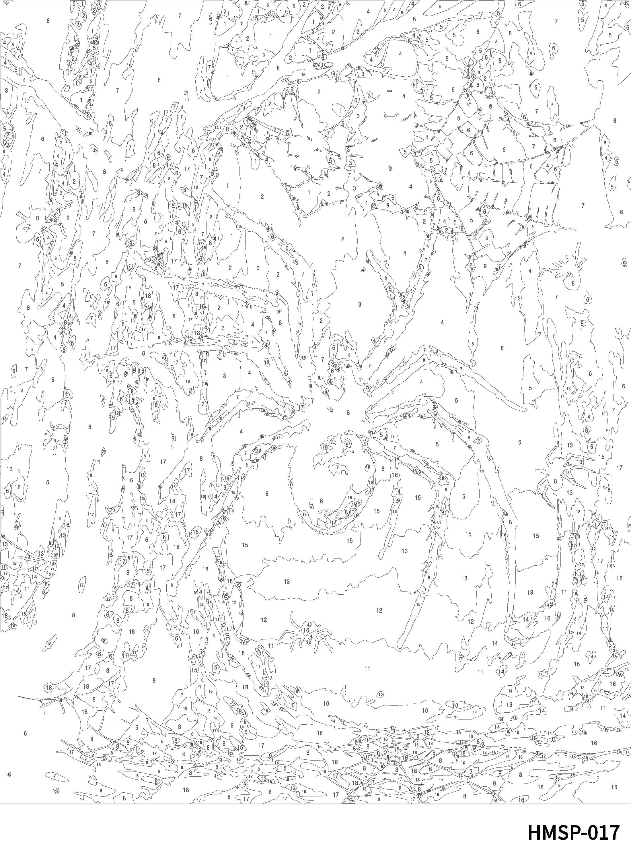 11" x 14" Giant Spider Paint-by-Number Kit by Artist's Loft®