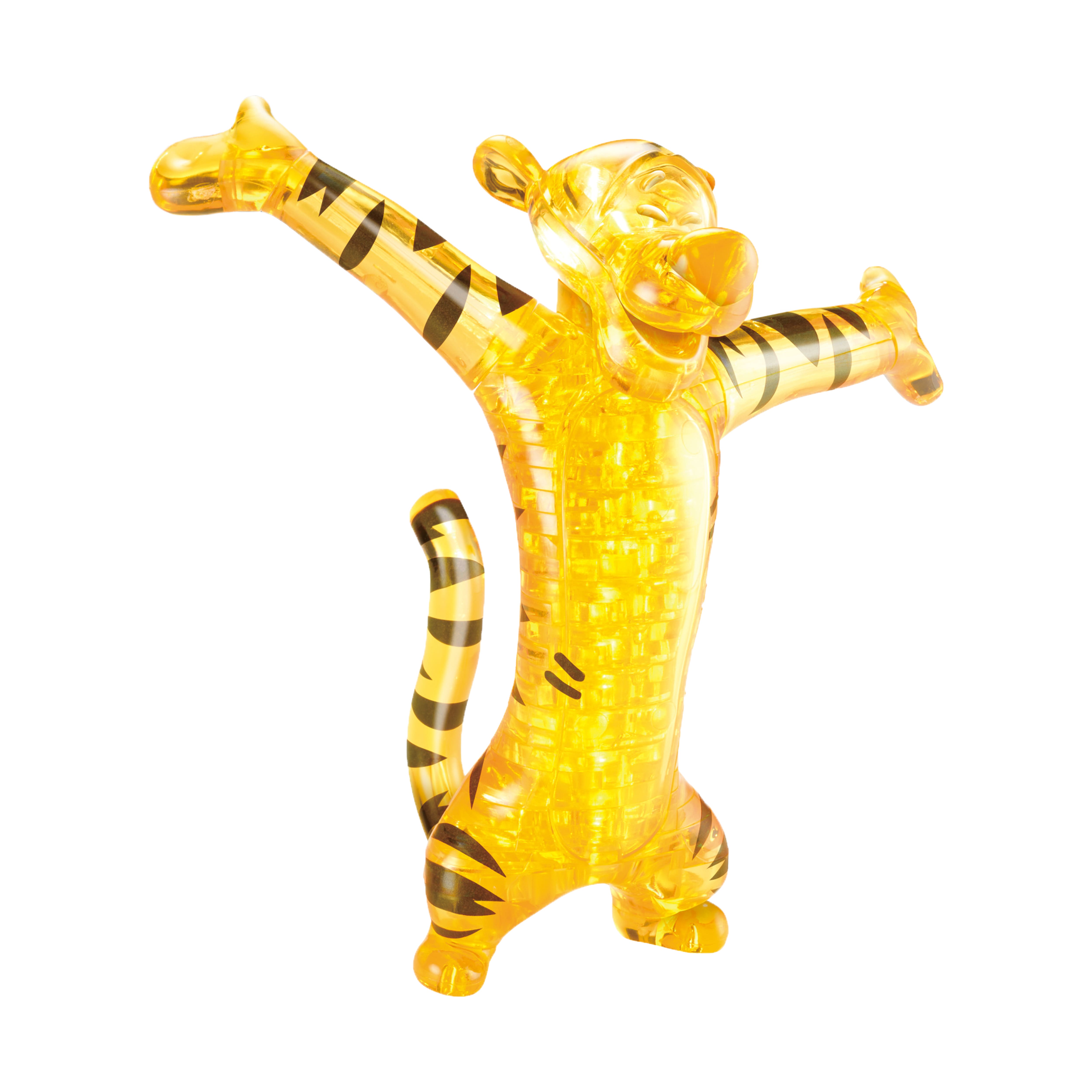 3D Crystal Puzzle - Disney Tigger (Orange/Black): 38 Pcs