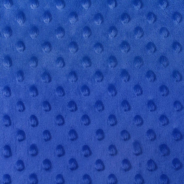 Royal Blue Minky Dot