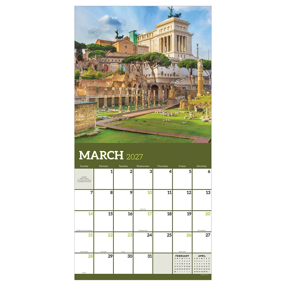 2027 Italy Wall Calendar