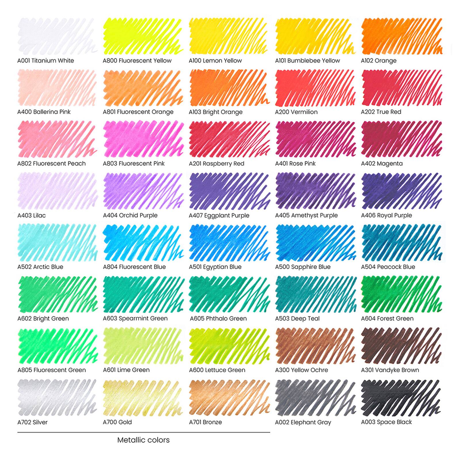 Arteza® Bright Colors Extra Fine Acrylic Paint Marker Set