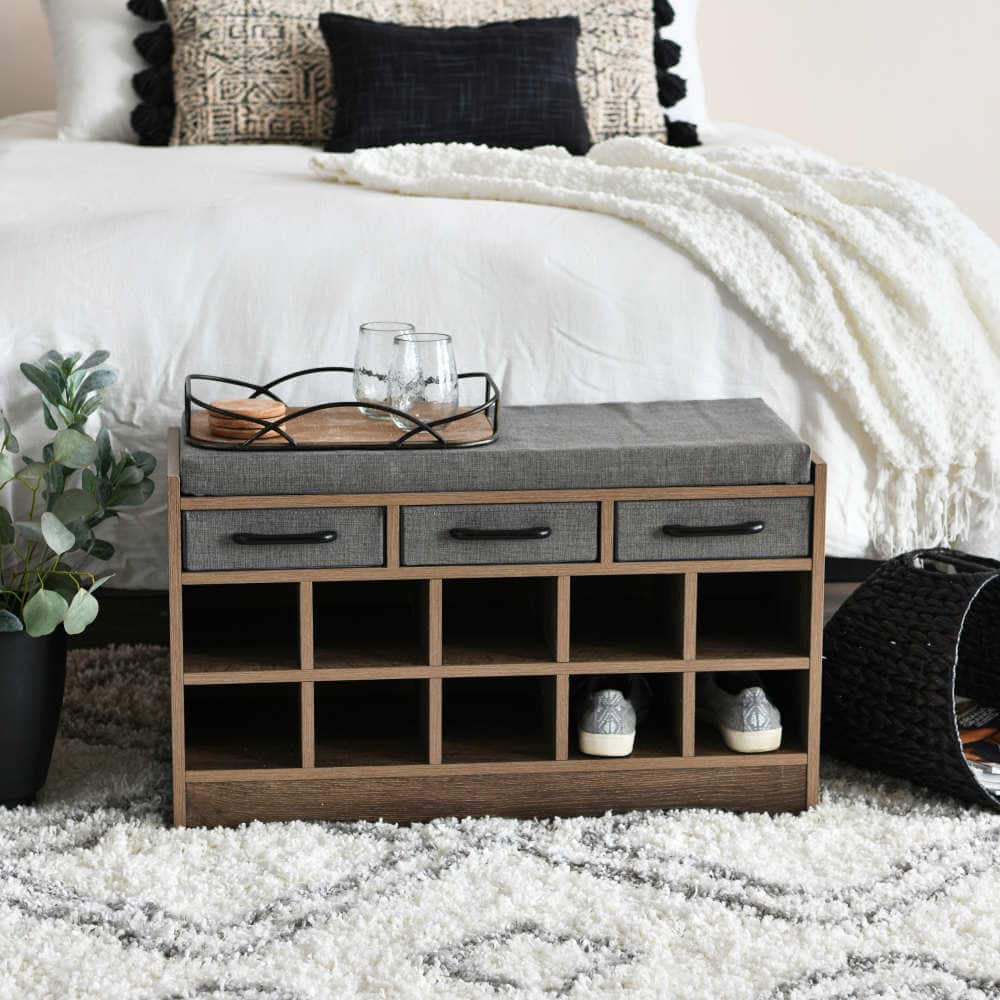 Household Essentials 32" Storage Bench