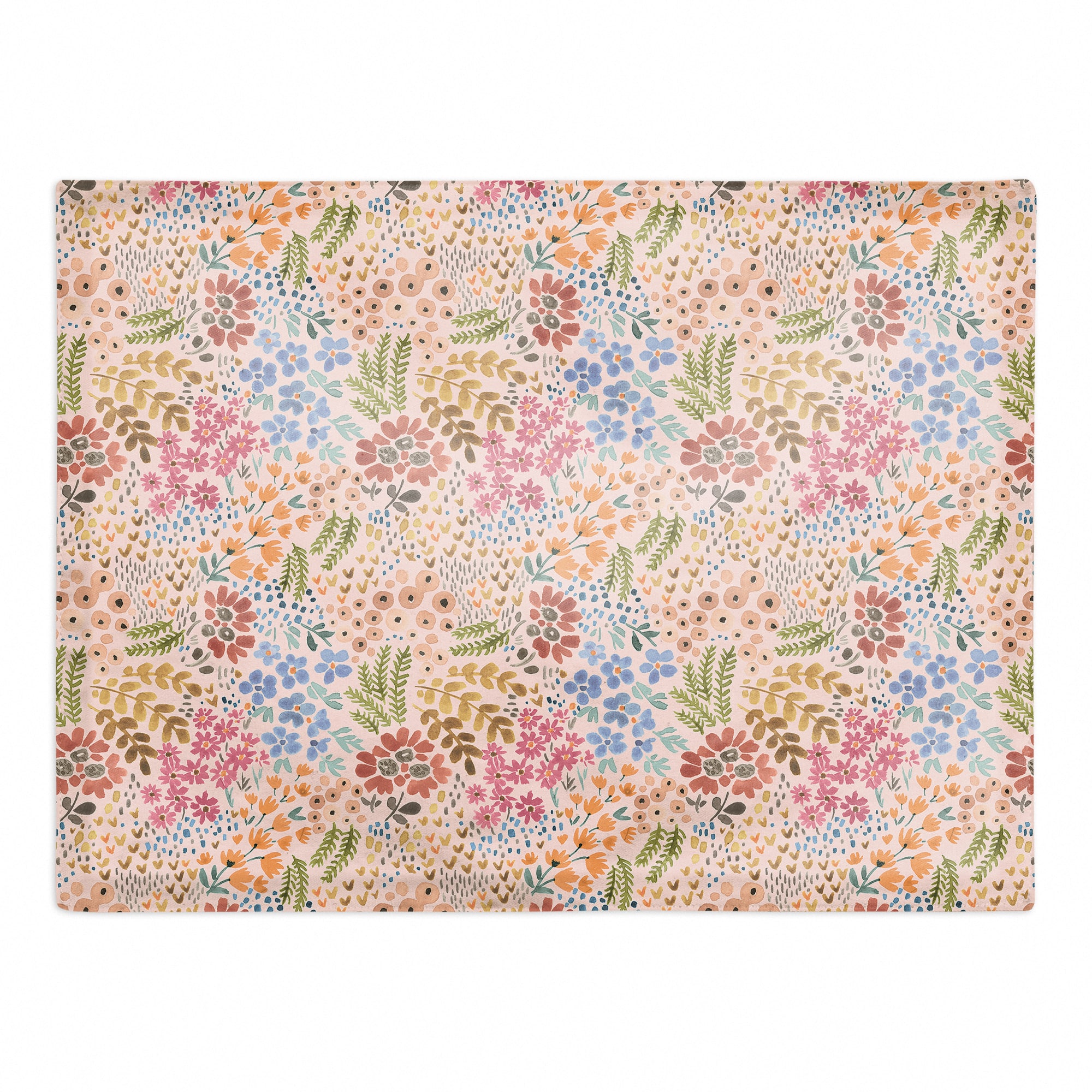 Wild Flower Floral Cotton Twill Placemat