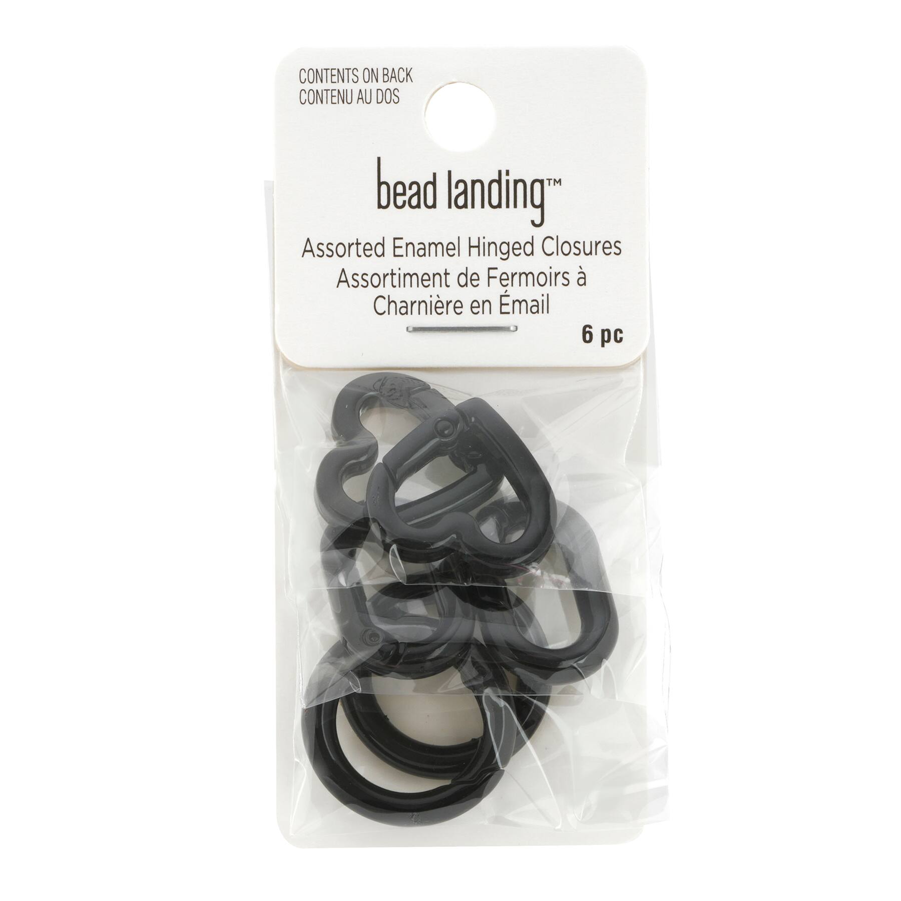 Enameled Hinge Closure Assortment by Bead Landing