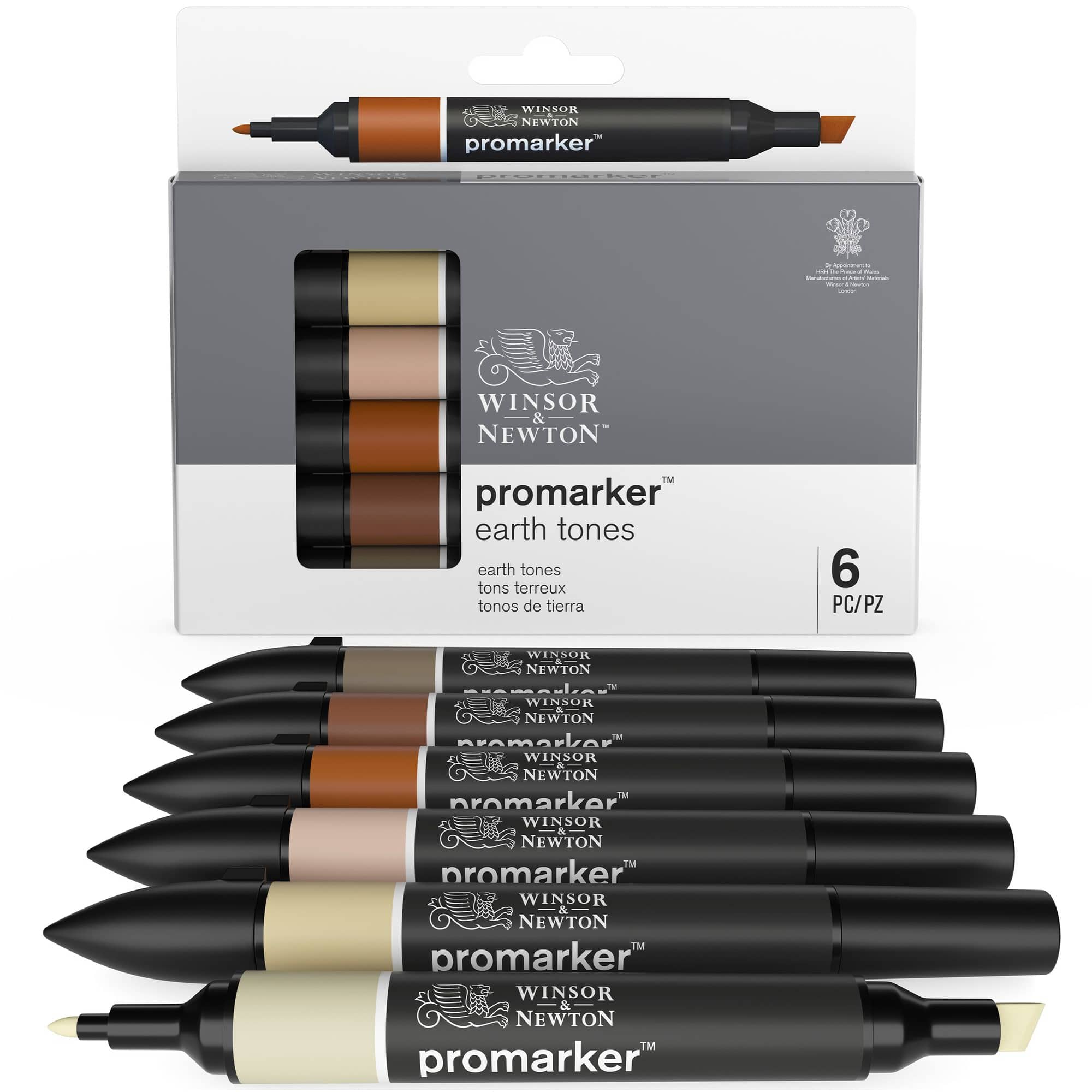 Winsor & Newton® ProMarker™ Earth Tones Marker Set