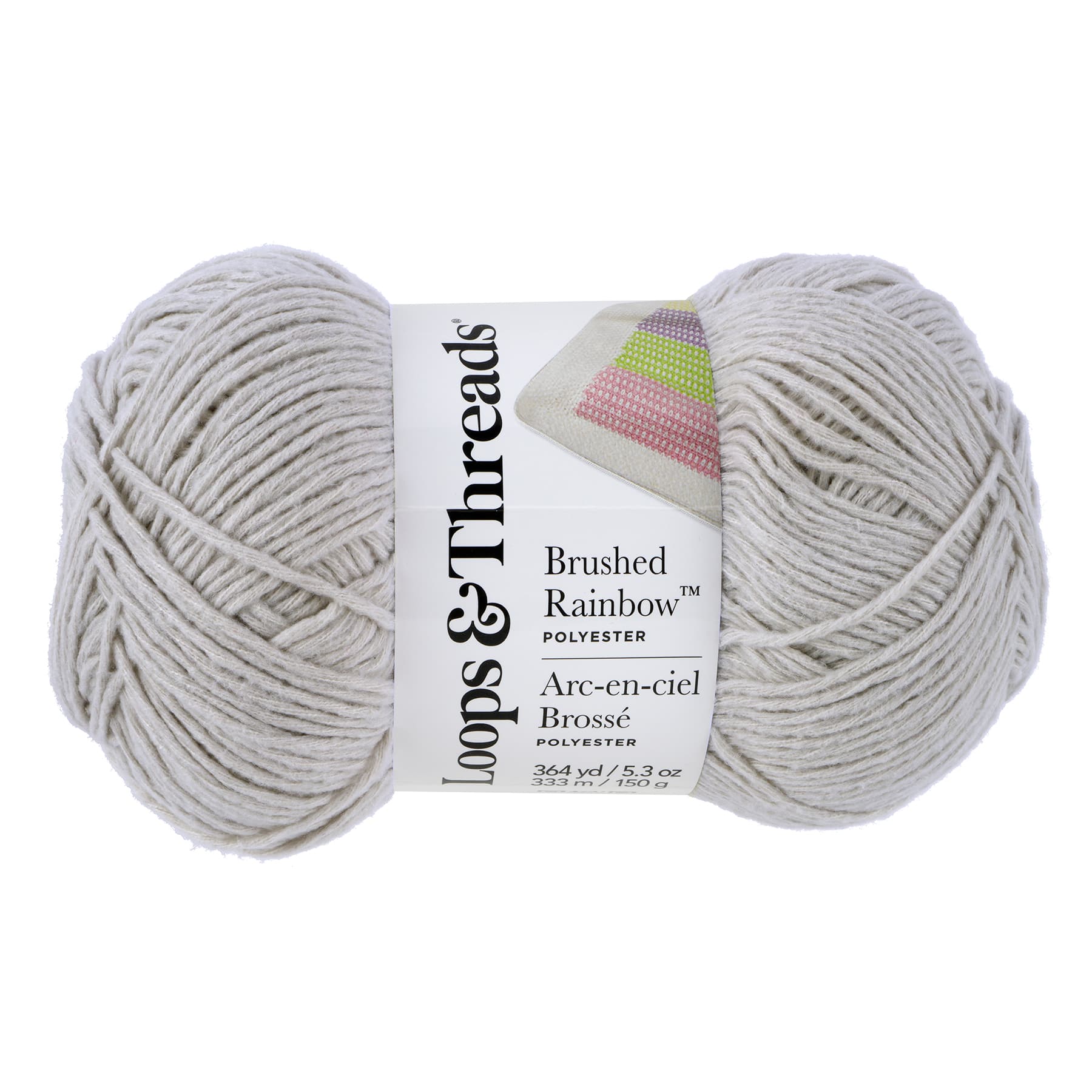 15 Pack: Brushed Rainbow™ Yarn by Loops & Threads®