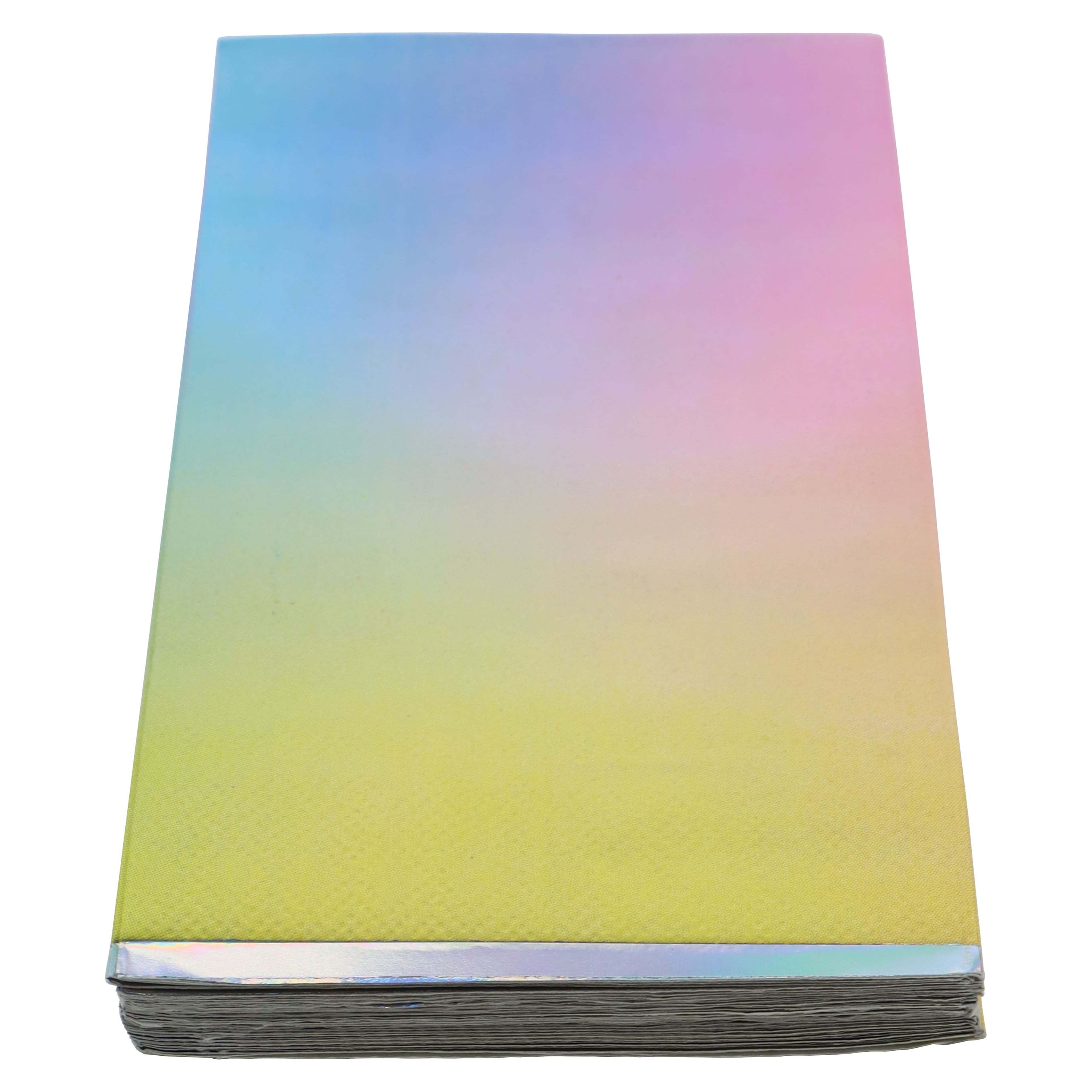 12 Packs: 20 ct. (240 total) Multicolor Ombre Guest Napkins with Iridescent Foil Edges by Celebrate It™