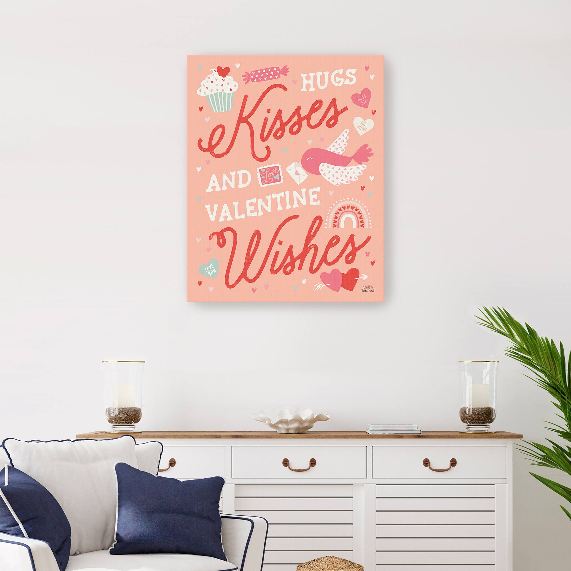 Lovebirds IV Canvas Giclée Art