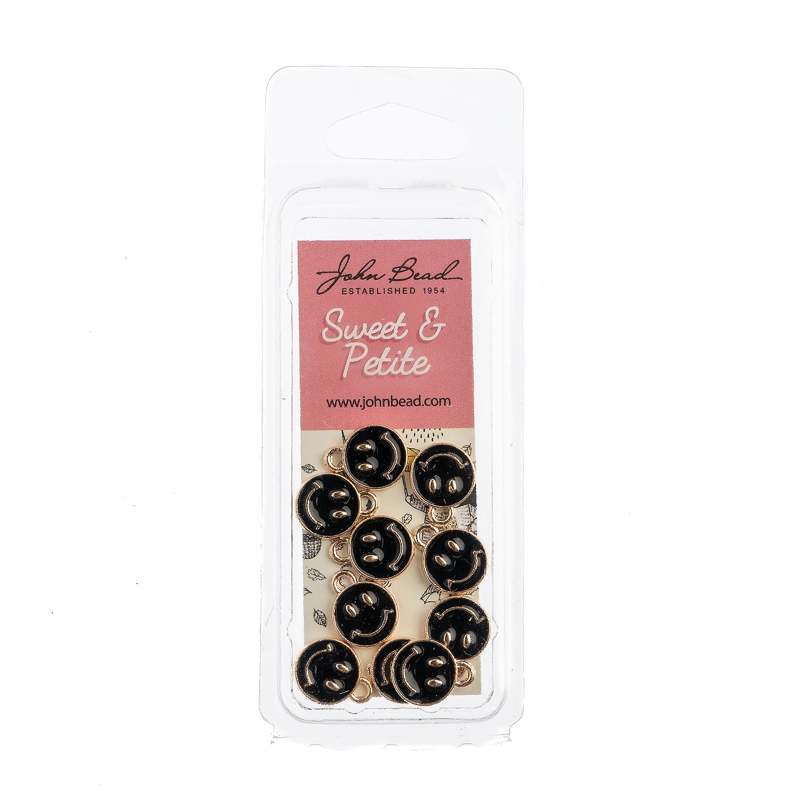 John Bead Sweet & Petite Happy Face Charms