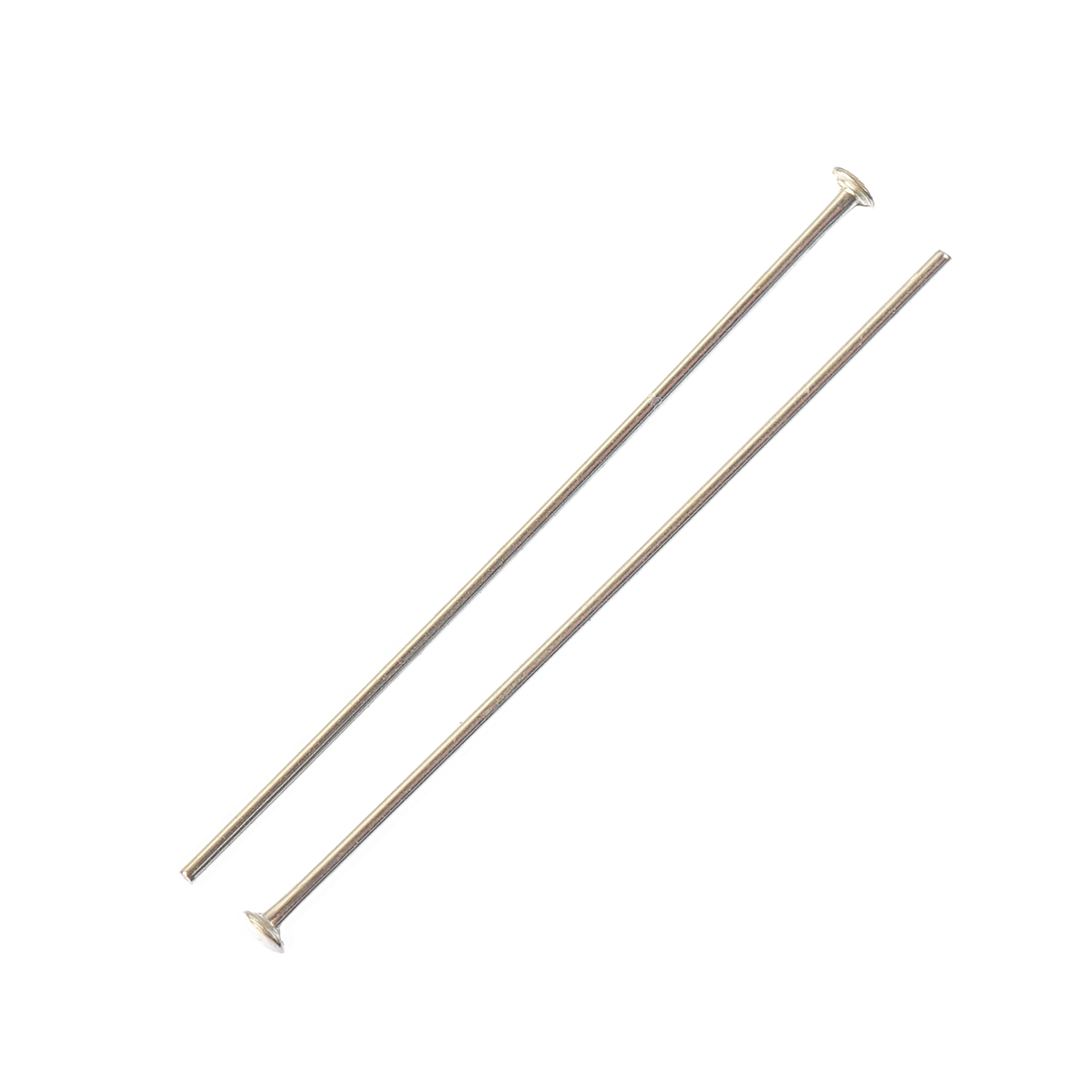 1" Sterling Silver Head Pins, 20ct. by Bead Landing™