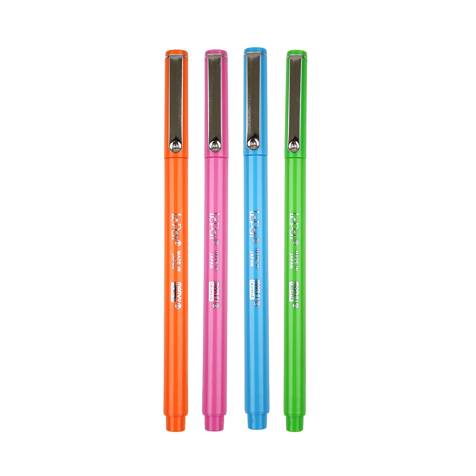 Marvy® Uchida Le Pen® 0.3 mm 4 Bright Color Drawing Pen Set
