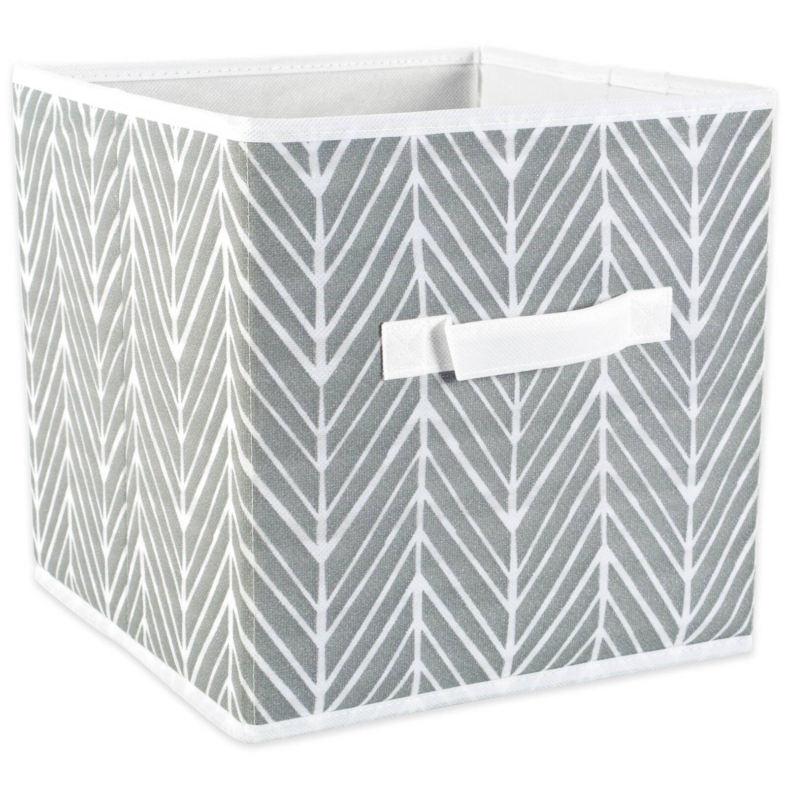 DII® 11" Nonwoven Polyester Herringbone Storage Cubes