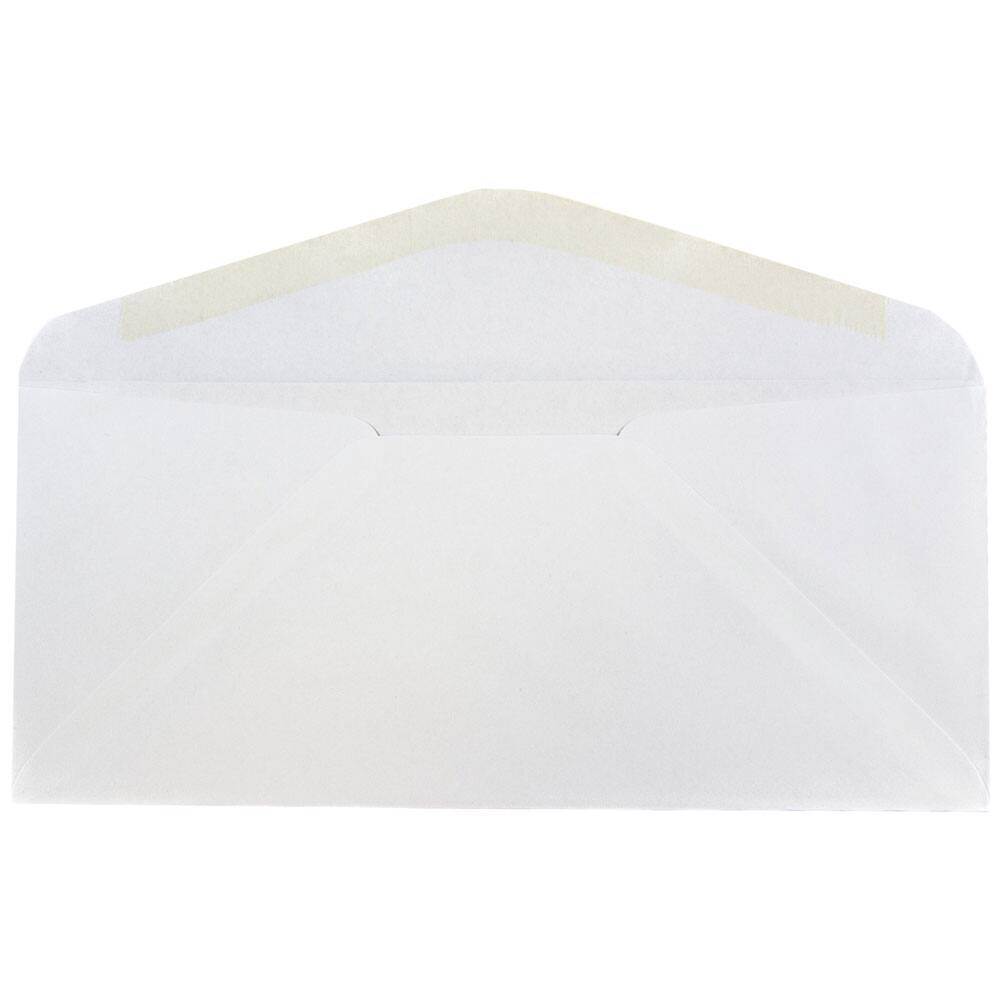 JAM Paper 5" x 11.5" White Commercial Envelopes