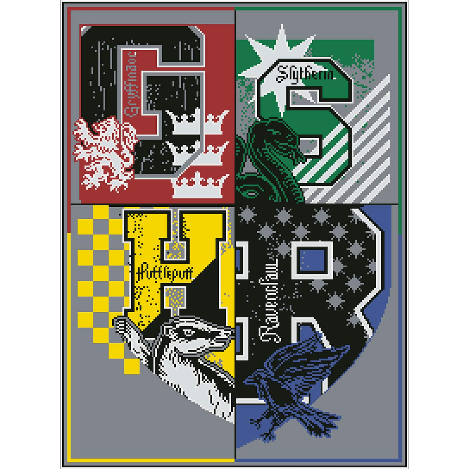 Camelot® Dots Harry Potter Houses Diamond Painting Kit