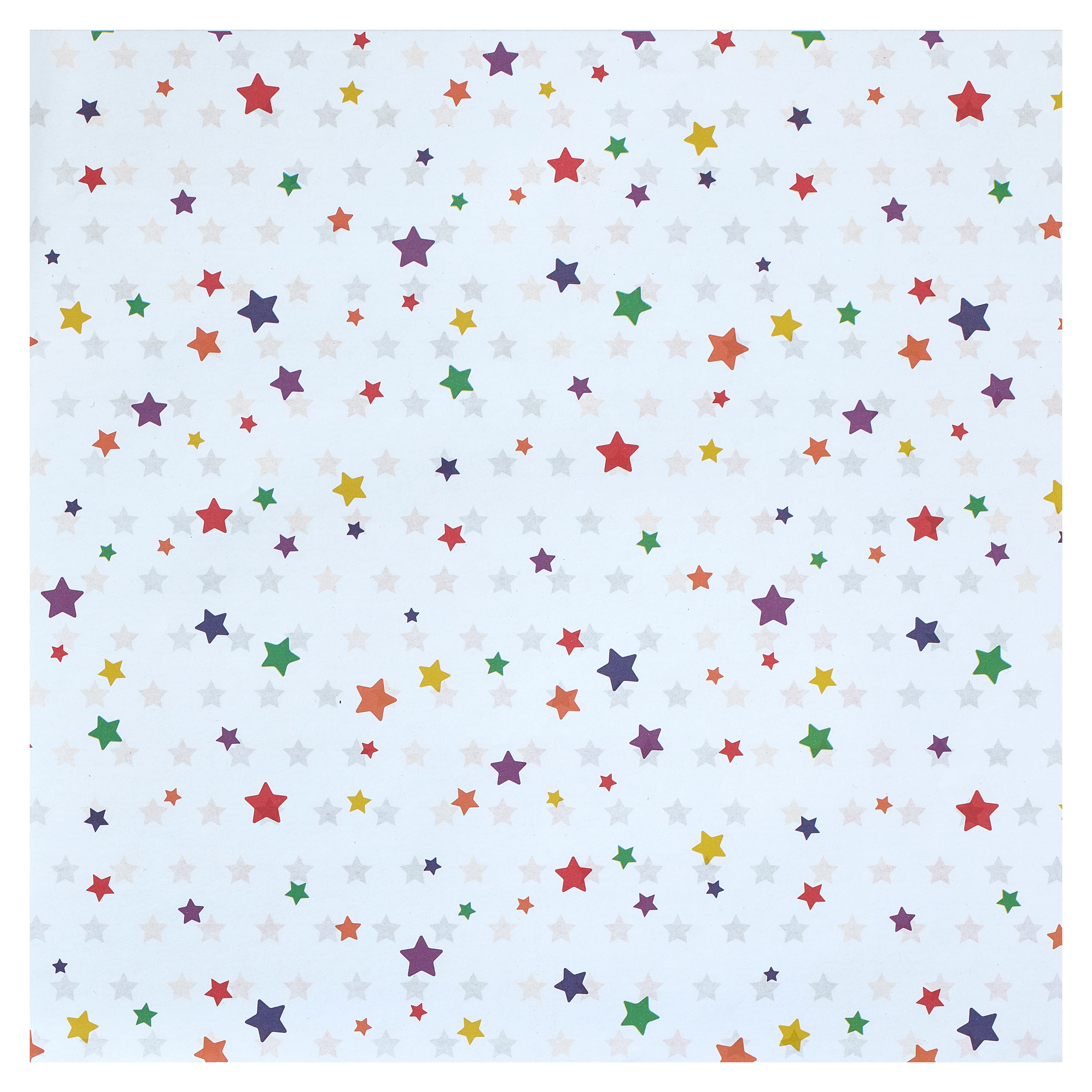 48 Pack: Rainbow Star Double-Sided Cardstock Paper by Recollections™, 12" x 12"