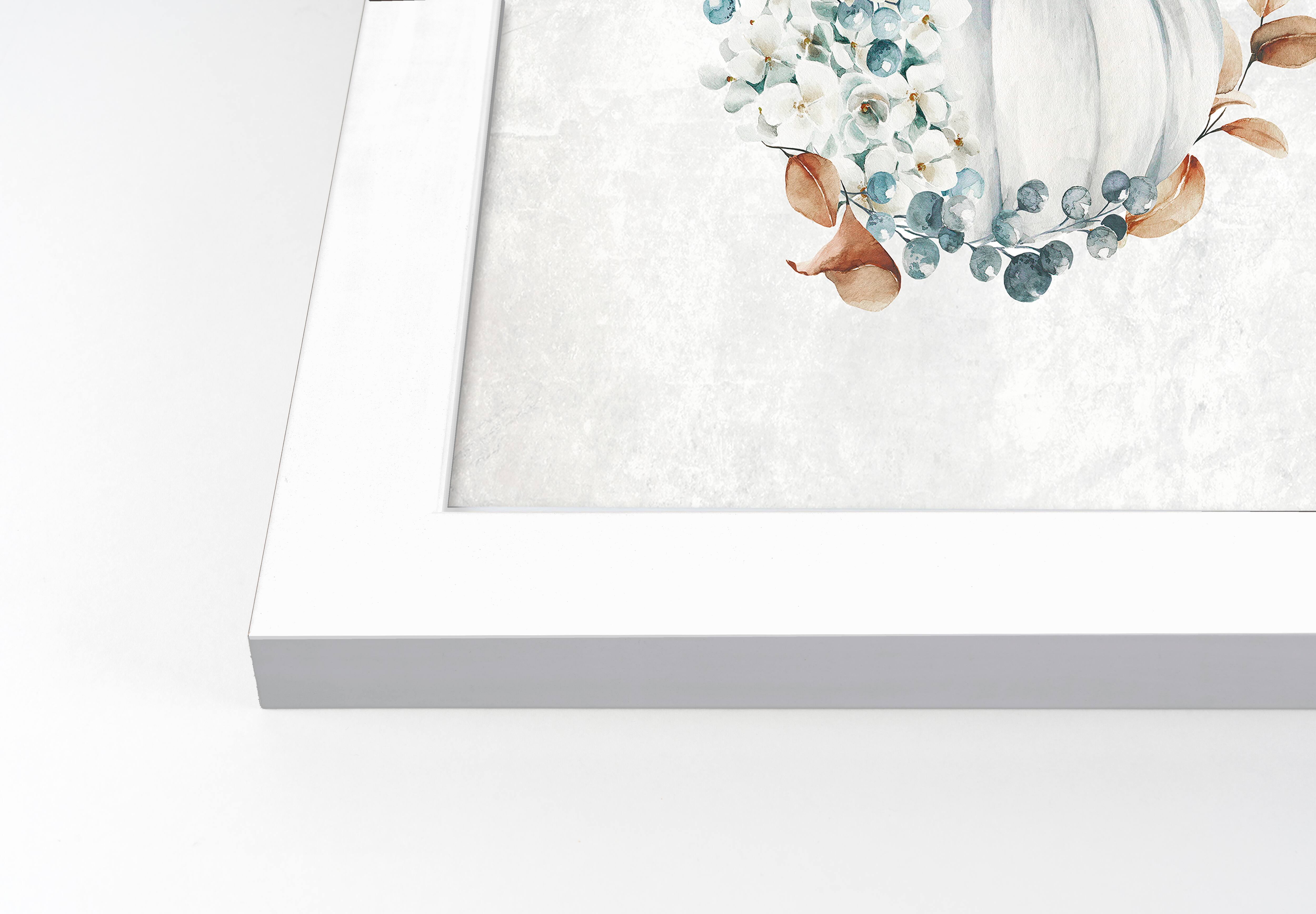 I Love Fall Print in White Frame