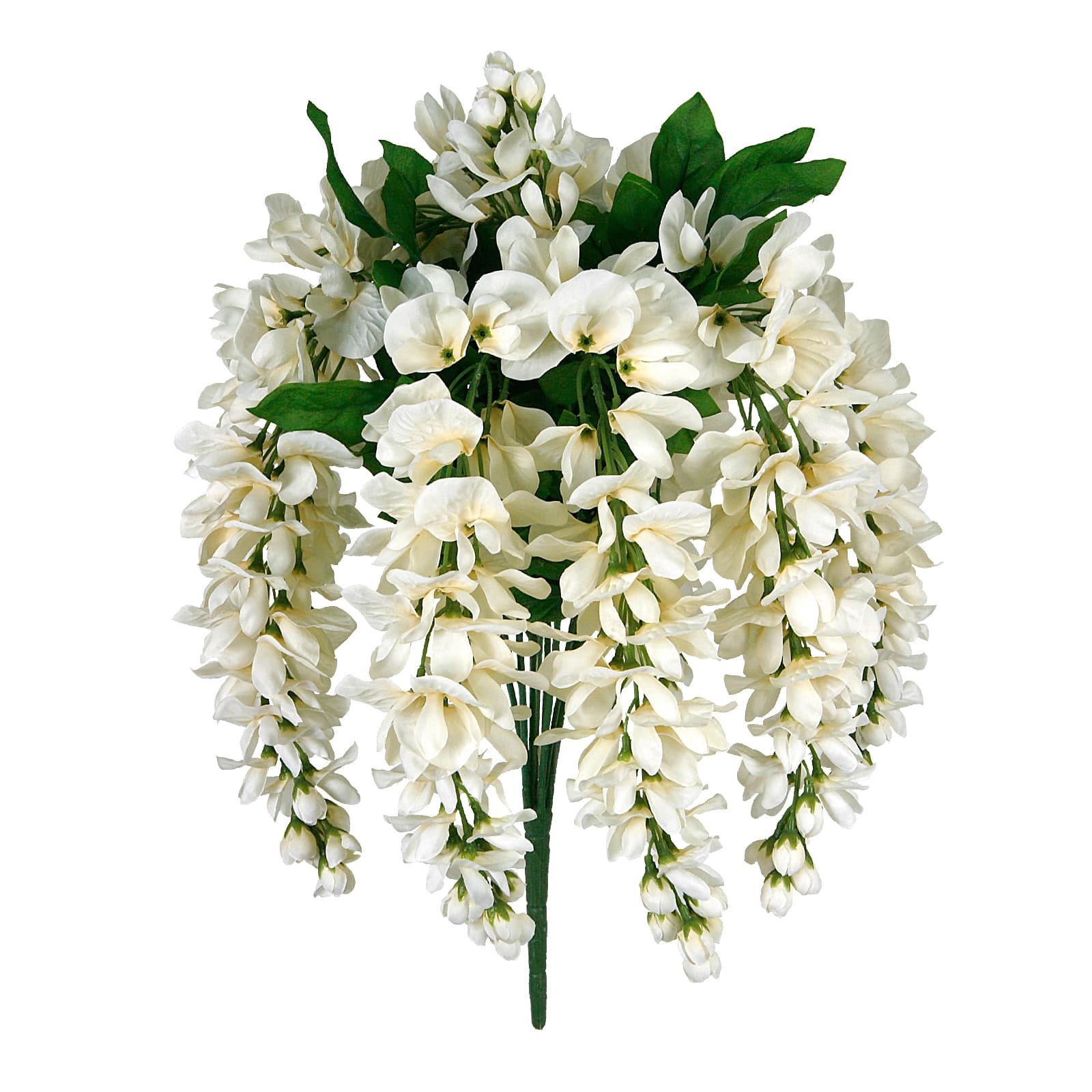 8 Pack: 17" Cream Wisteria Bush by Ashland®