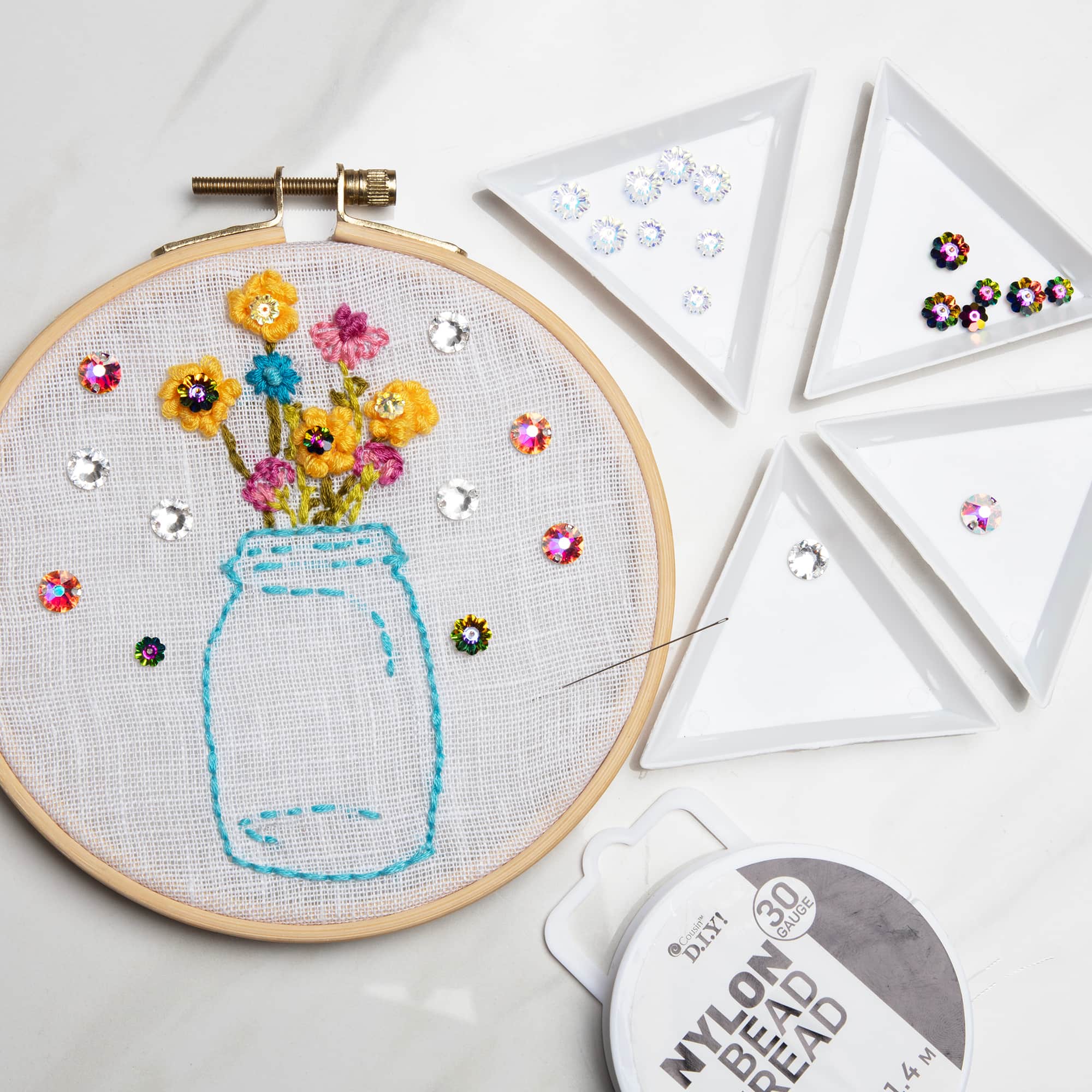 6 Packs: 5 ct. (30 total) 8mm Round Sew-On Austrian Crystals by Bead Landing™