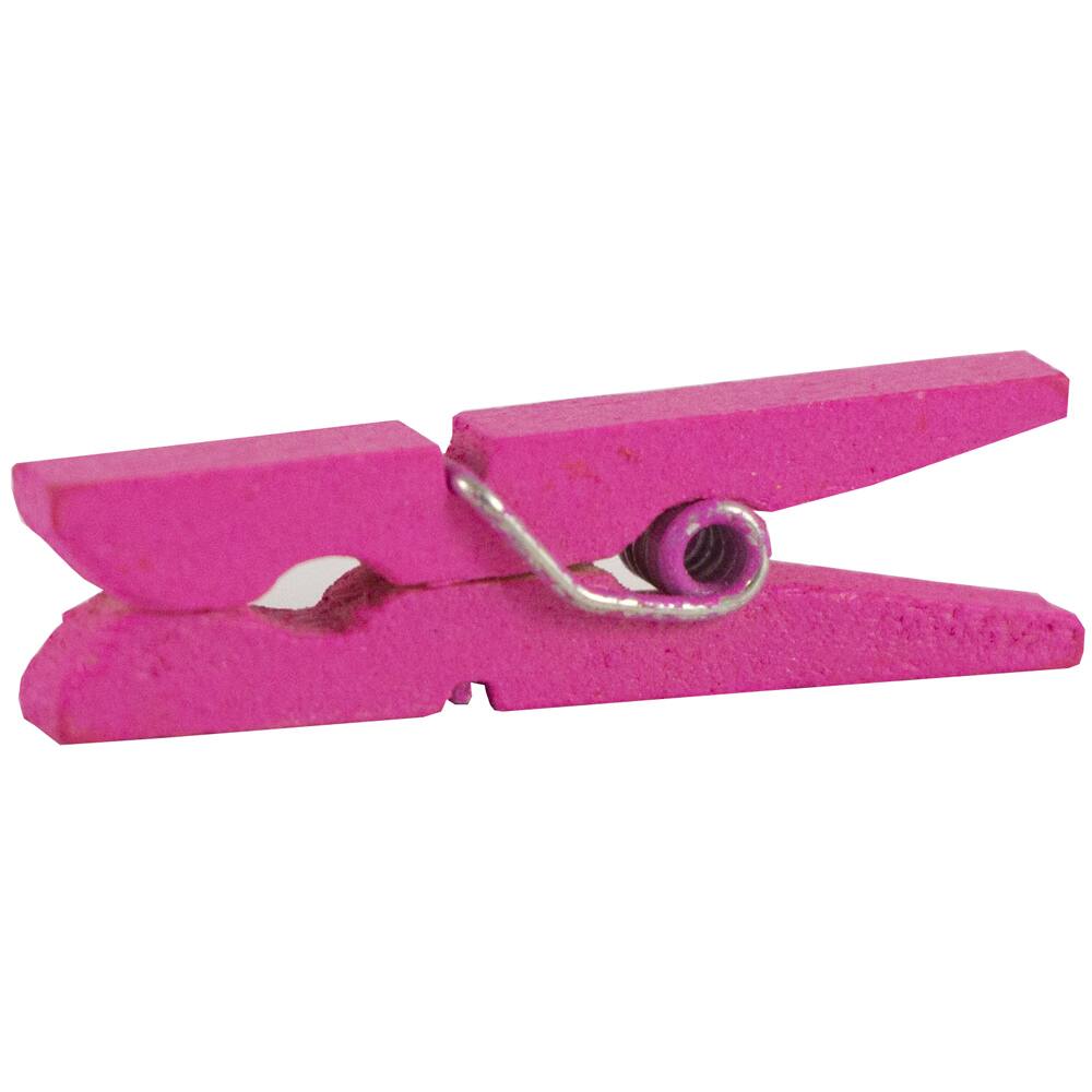 JAM Paper 1.125" Wood Clip Clothespins