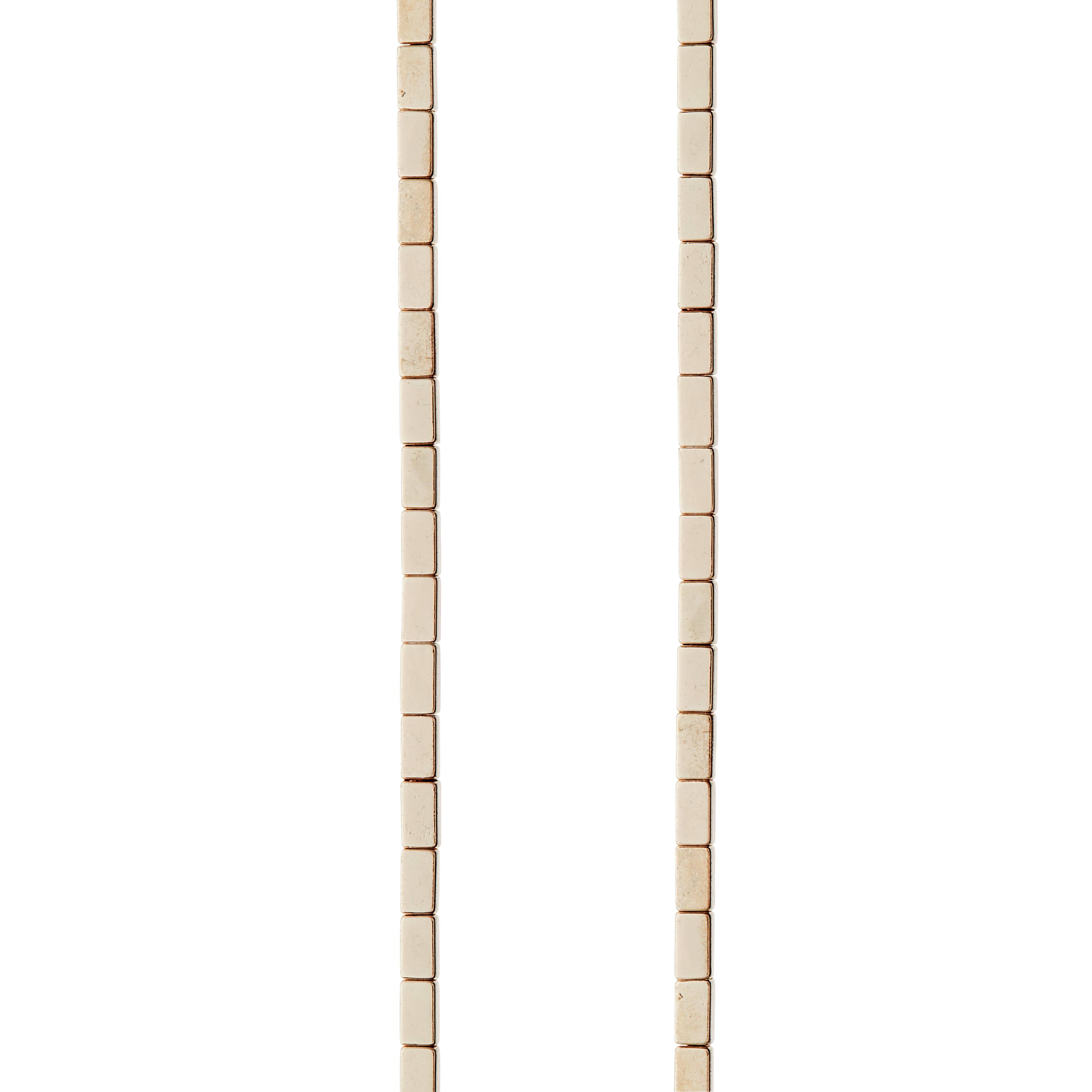 Rose Gold Hematite Rectangle Beads, 5mm by Bead Landing™