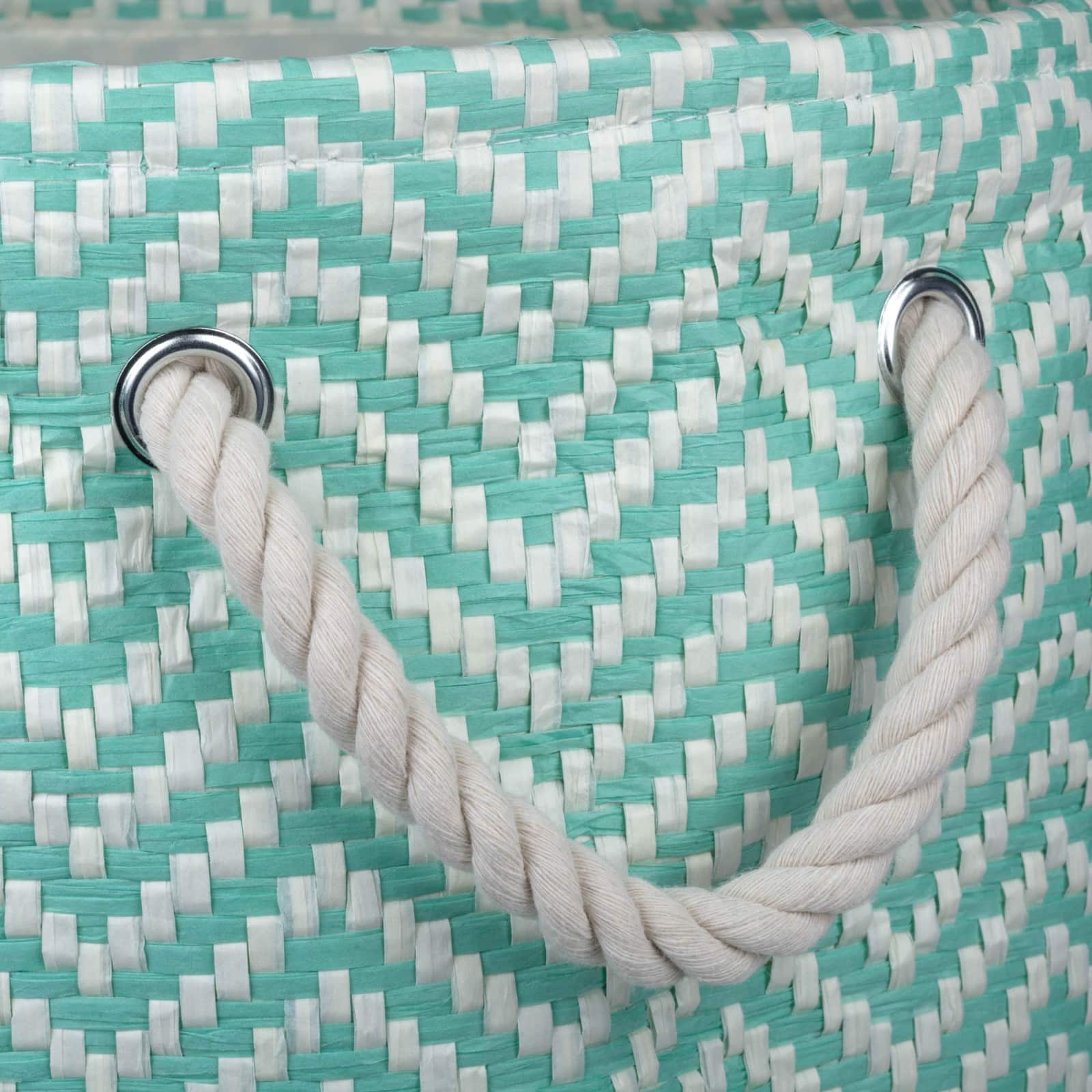 DII® 20" Chevron Print Woven Paper Storage Bin