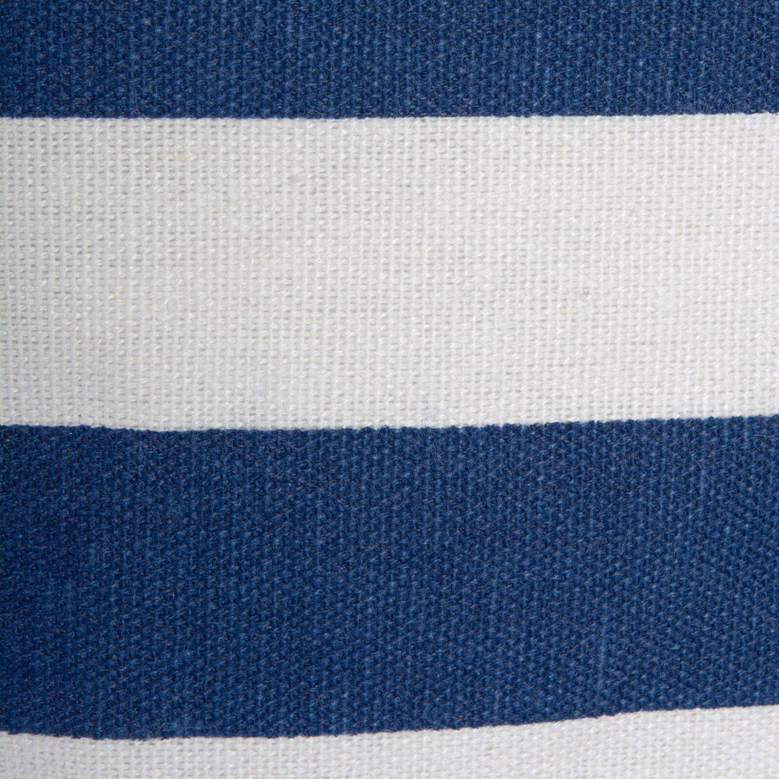 DII® Round Stripes PE-Coated Cotton Polyester Laundry Hamper