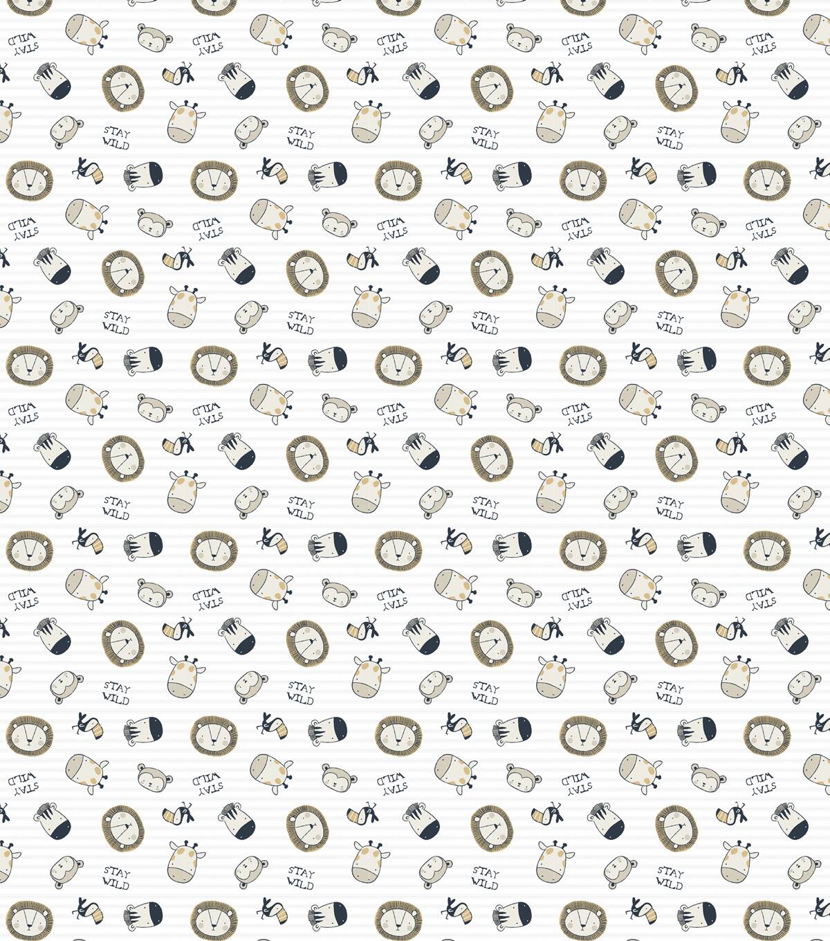 Springs Creative Products Stay Wild Animal Toss Fabric