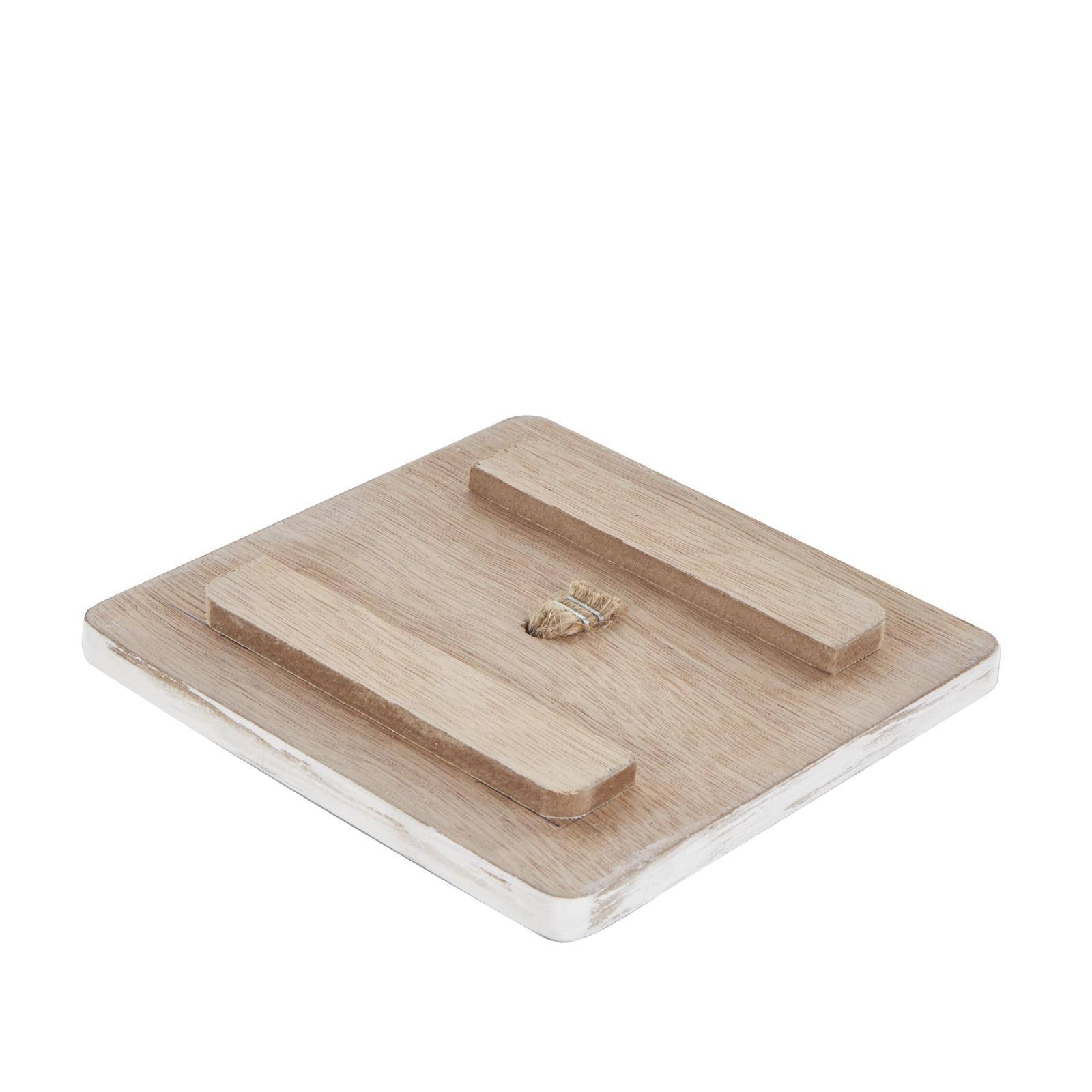 Light Brown Box Set with Whitewashed Wood Lids