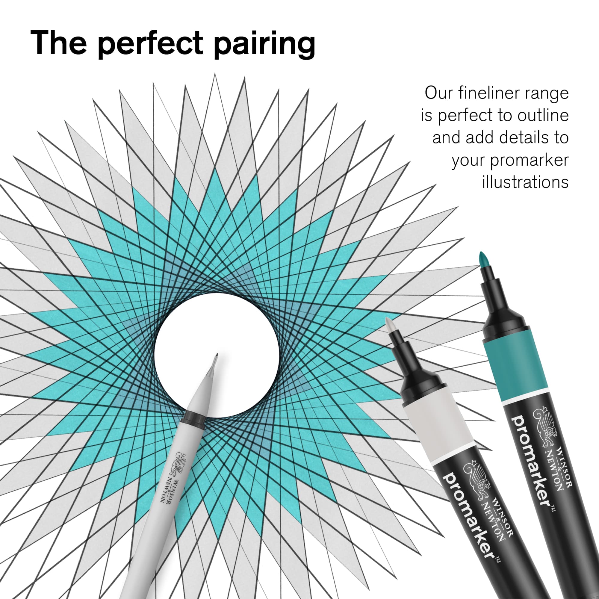 Winsor & Newton® ProMarker™ Arts & Illustration Marker Set