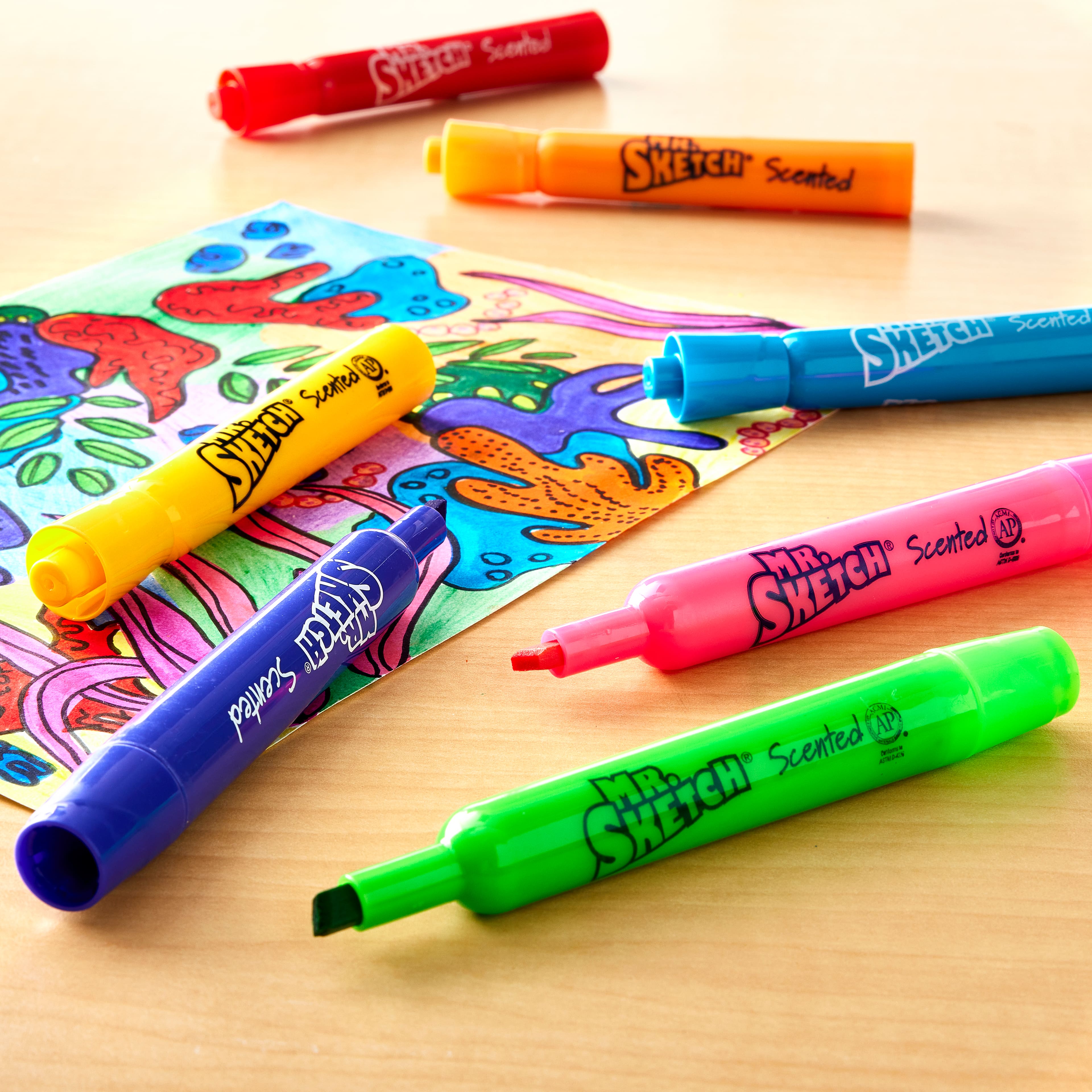 8 Packs: 12 ct. (96 total) Mr. Sketch® Scented Chisel Tip Marker Sets