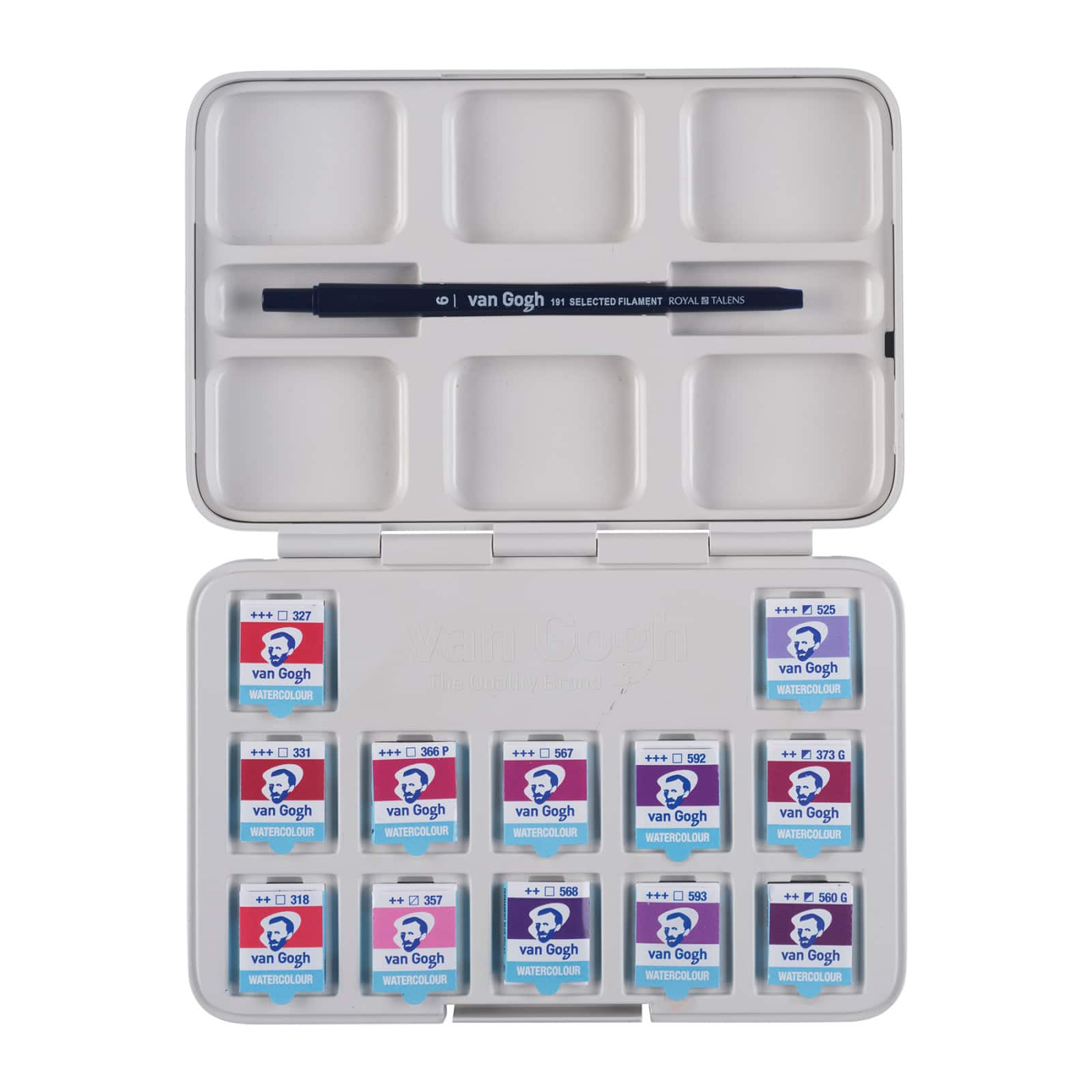 Van Gogh Pinks & Violets Watercolor Pocket Box Set