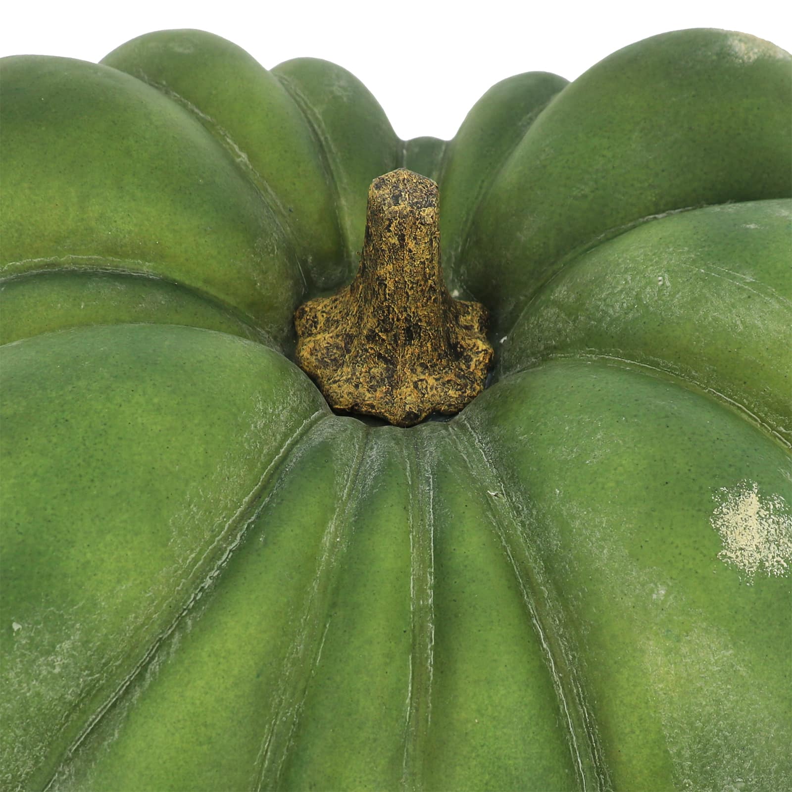 15" White Washed Green Decorative Pumpkin by Ashland®
