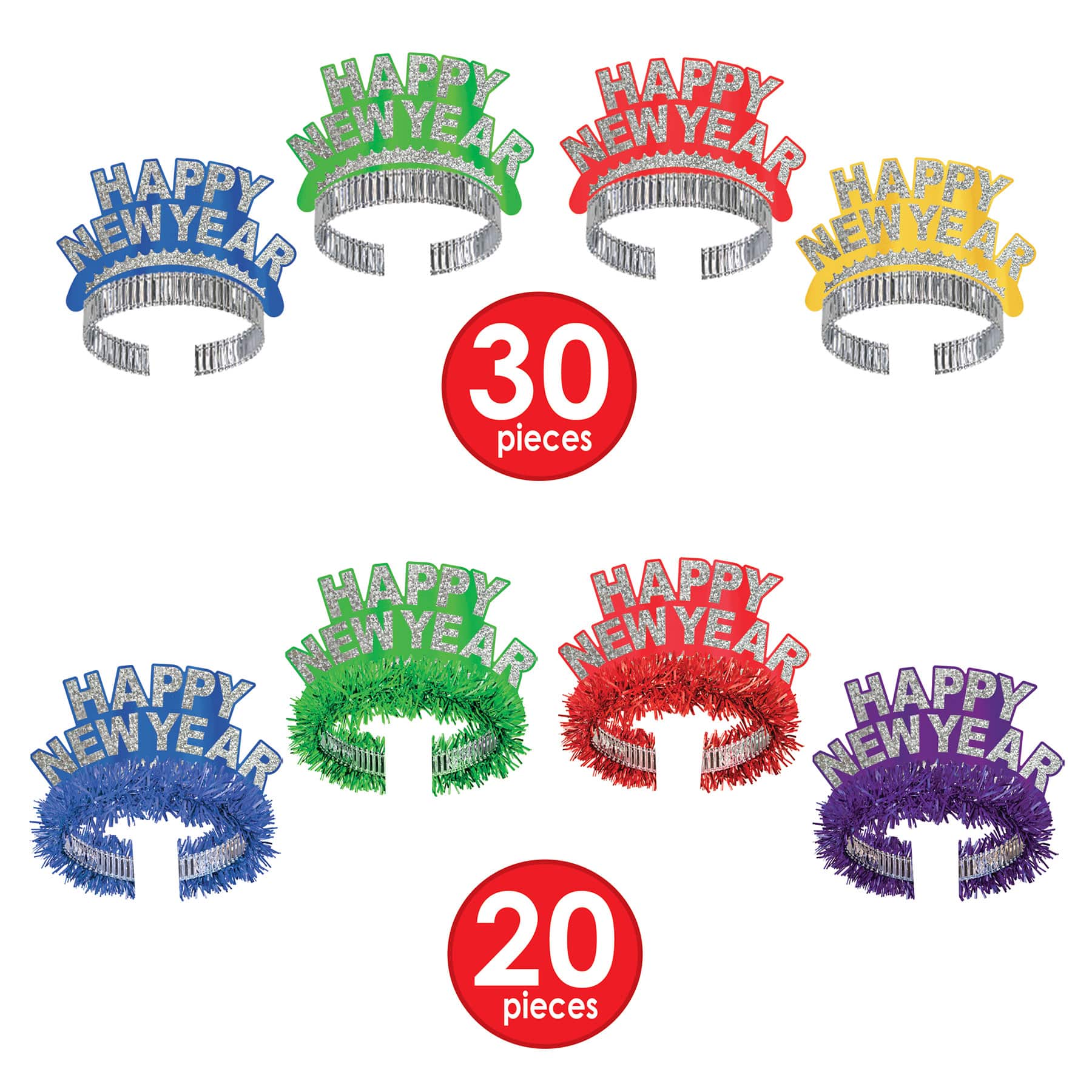 Beistle New Year Gem Star Deluxe Party Favor Kit for 100
