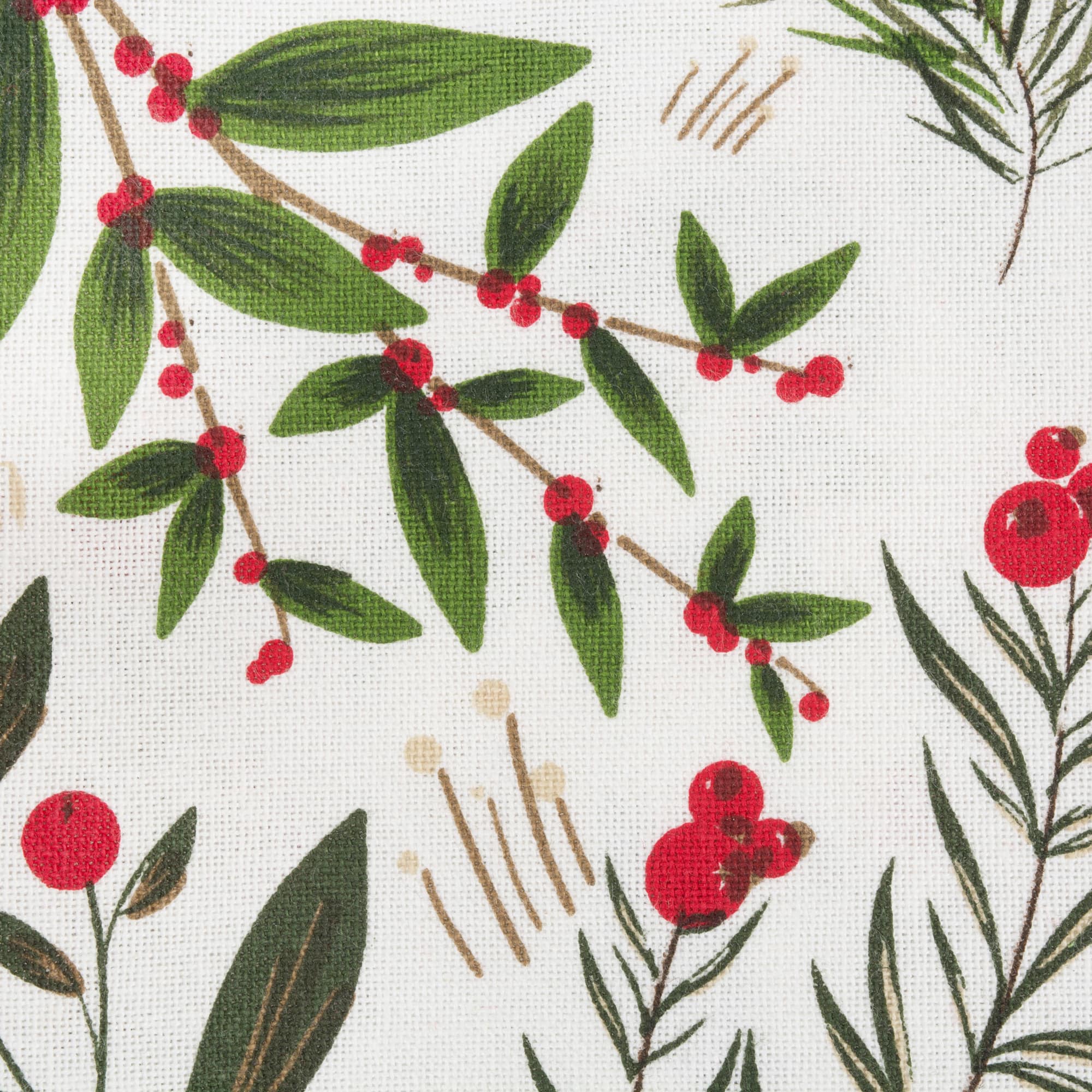 DII® Boughs Of Holly Dishtowel Set