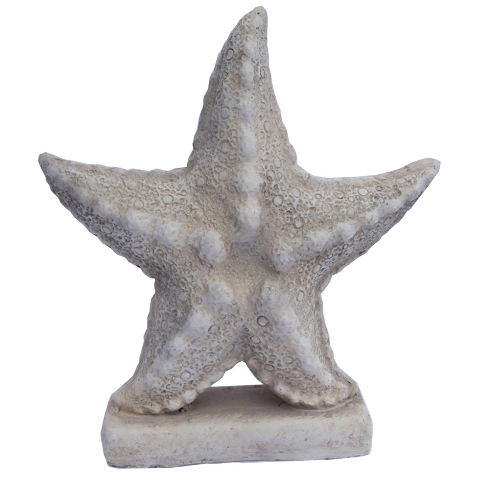 Santa's Workshop 17" Antique White Starfish Décor