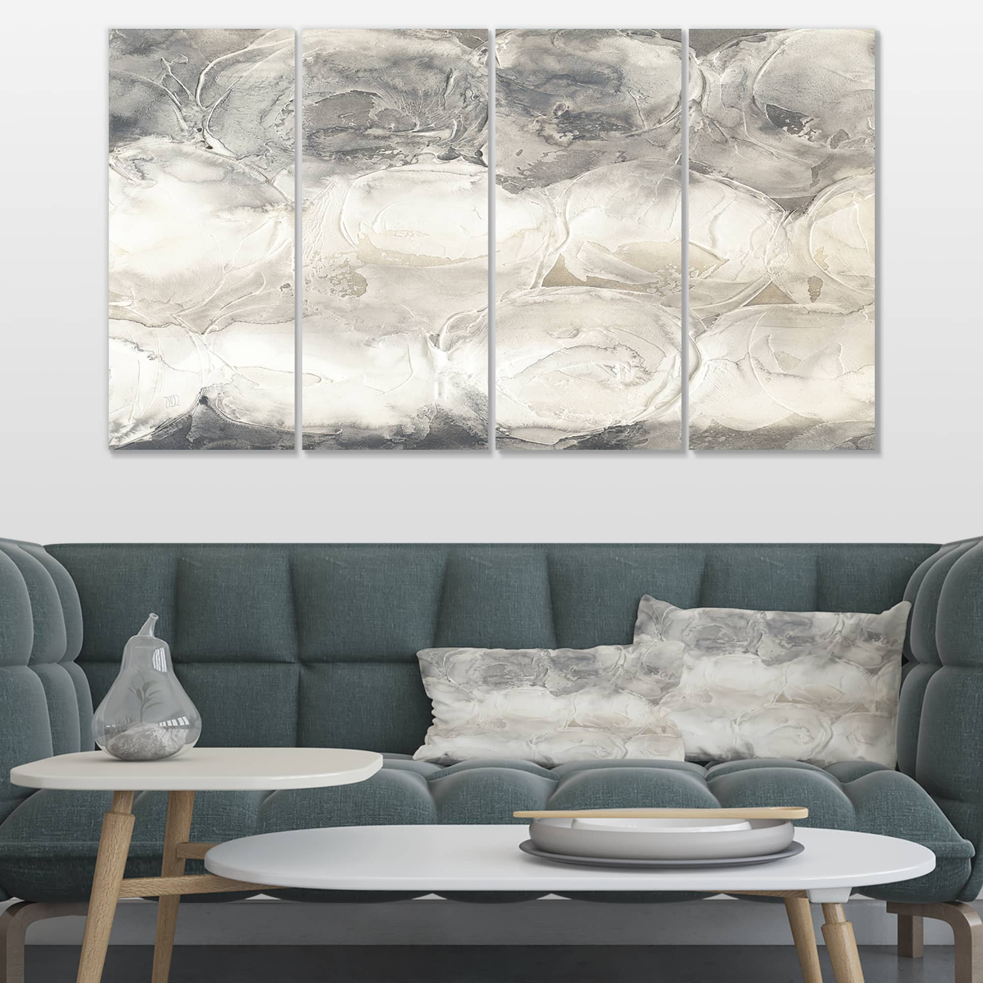 Designart - Gray Circles I