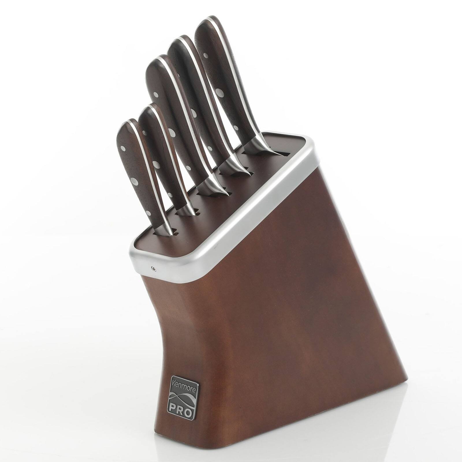 Kenmore® Pro Truman 6-Piece High Carbon Stainless Steel Cutlery Set with Wood Handles