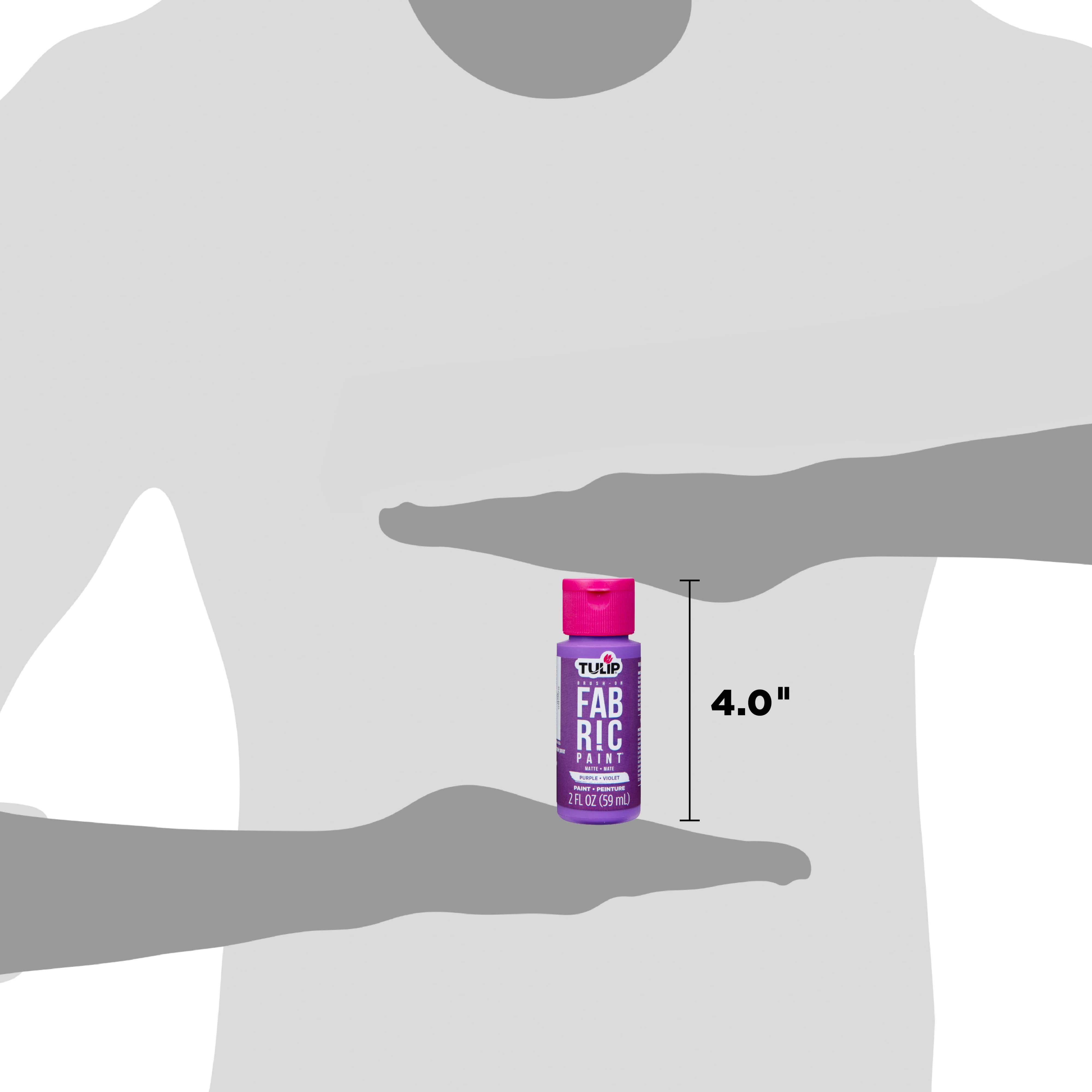 Peinture pour tissu mate applicable au pinceau de Tulip