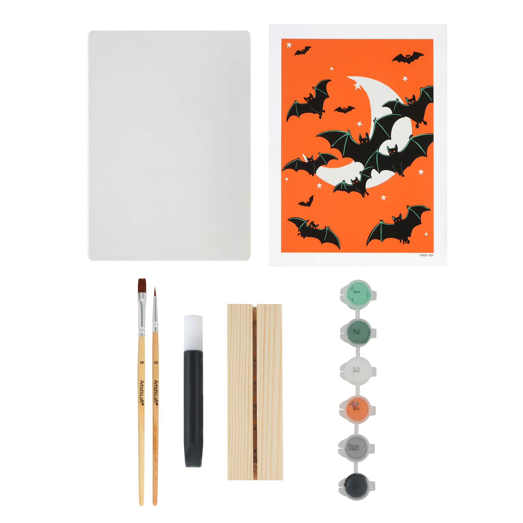 Light Up Bats Paint-by-Number Acrylic Surface Kit by Artist's Loft®
