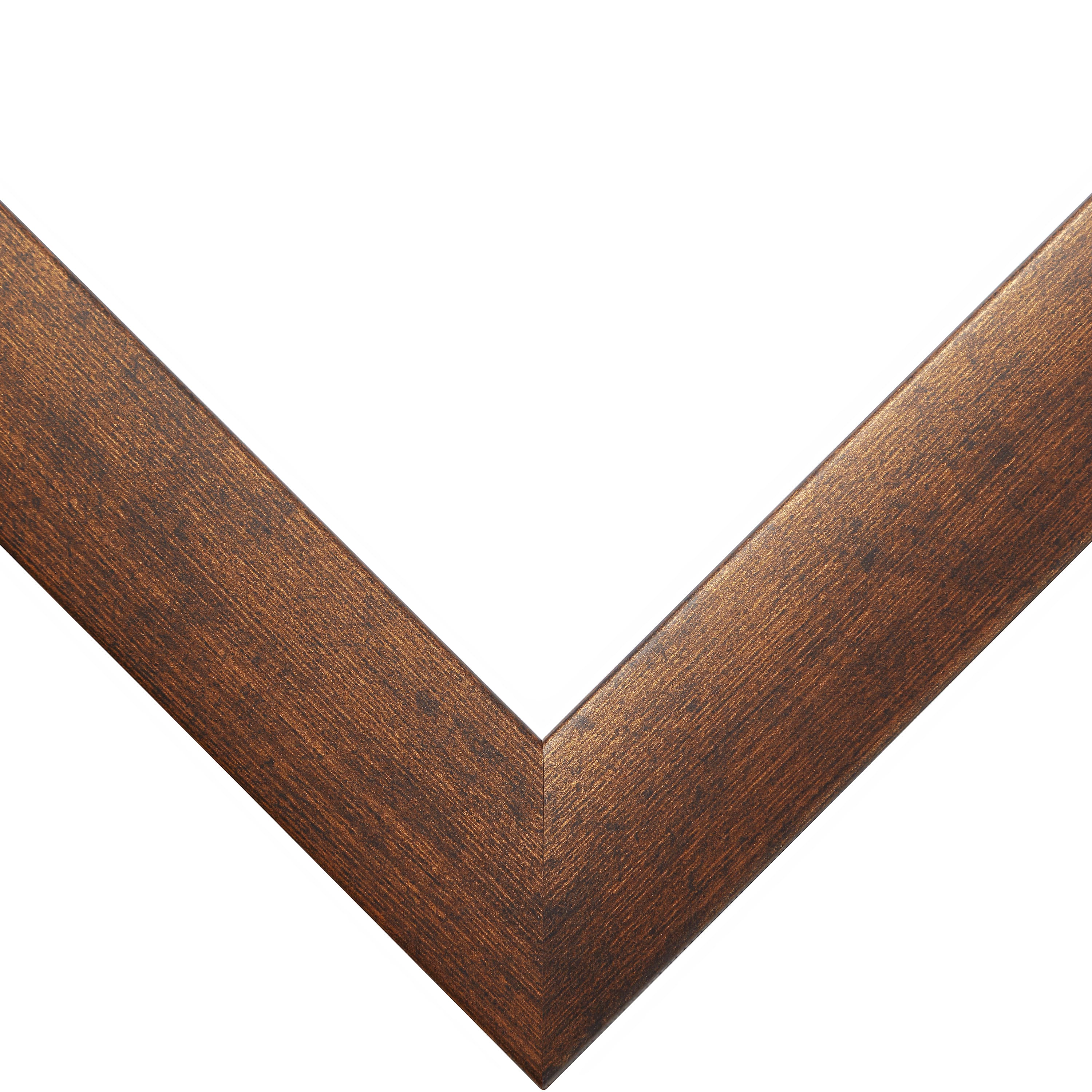 Craig Frames Contemporary Rustic Copper Picture Frame with Mat