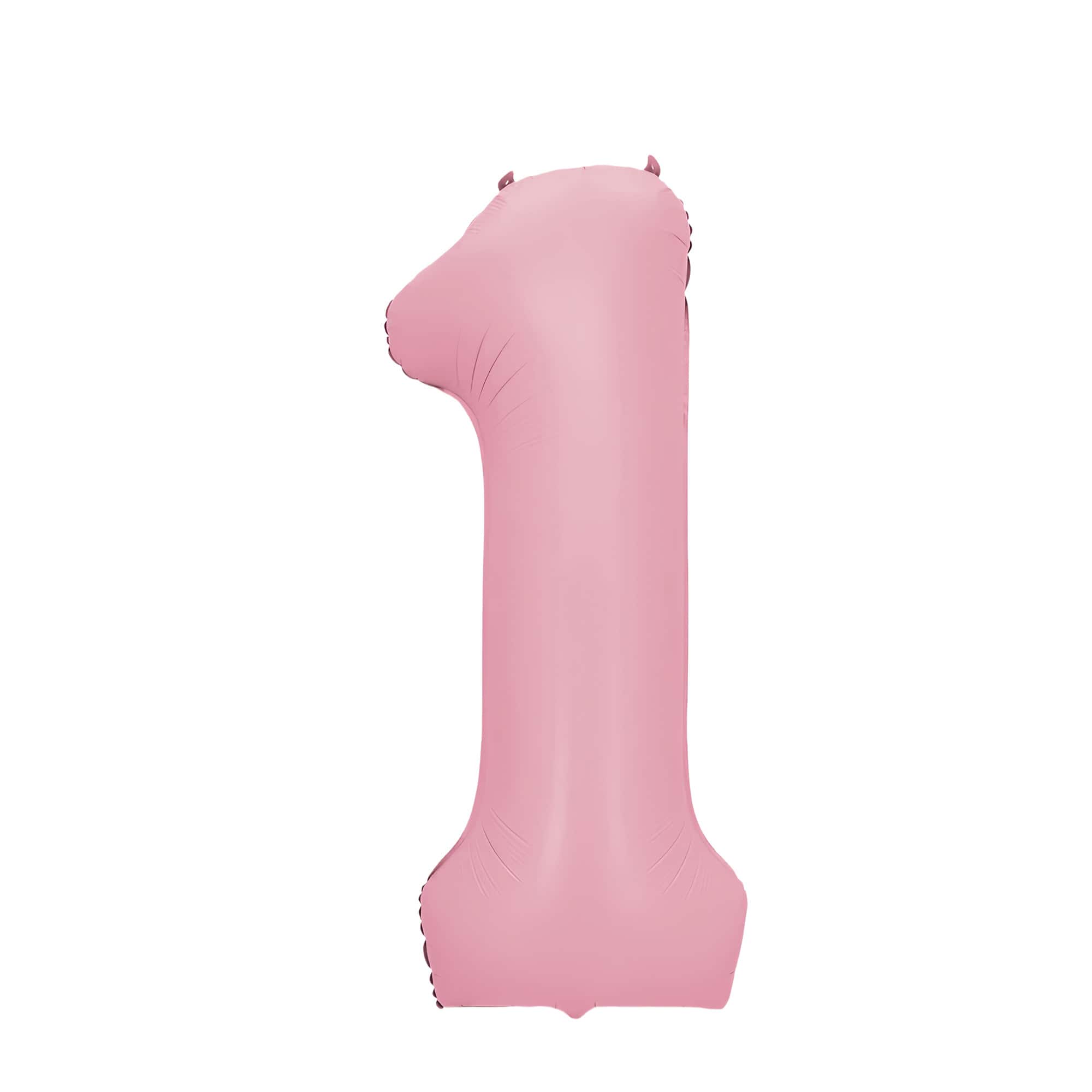 34" Light Pink Number Foil Balloon