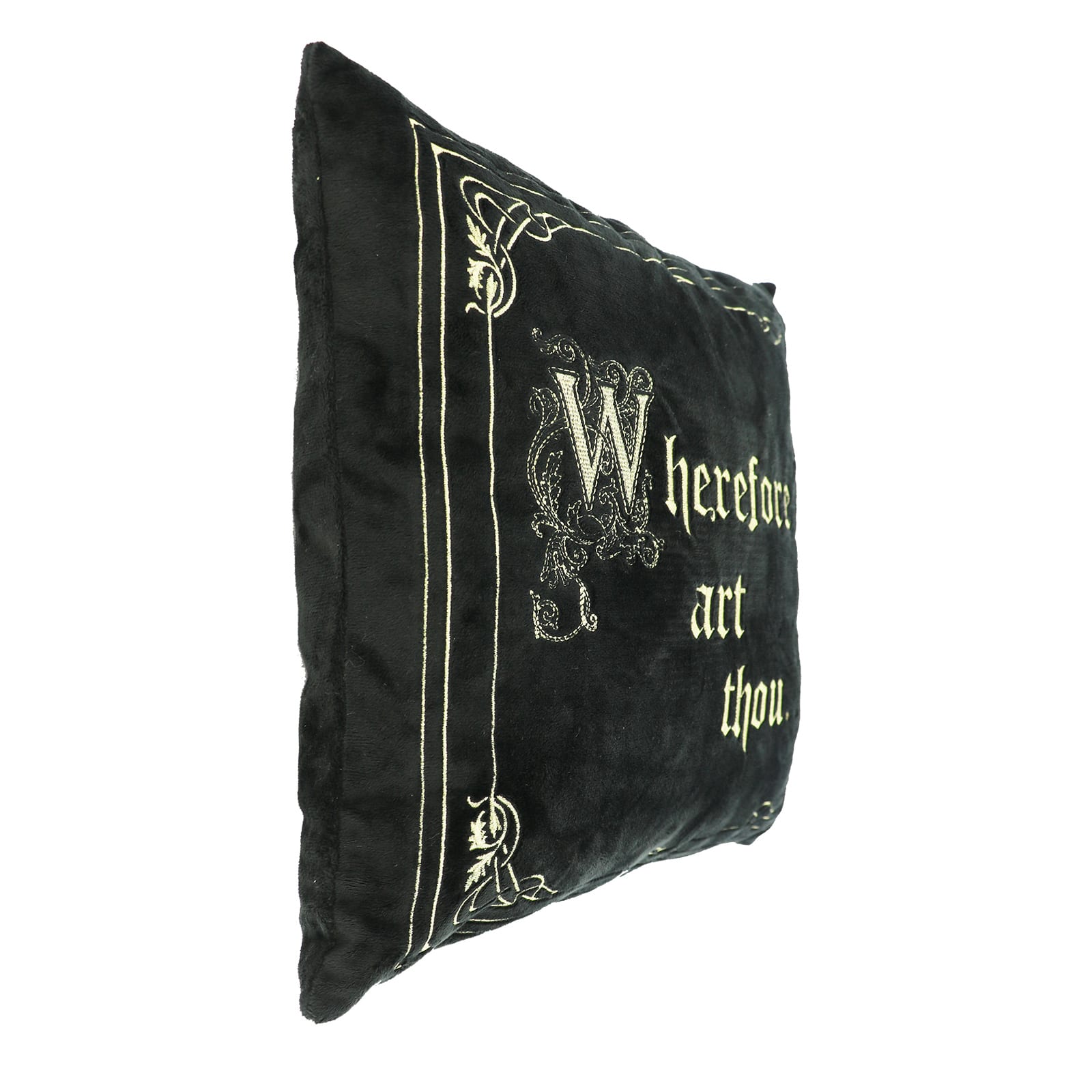 16" Black Wherefore Art Thou Throw Pillow by Ashland®