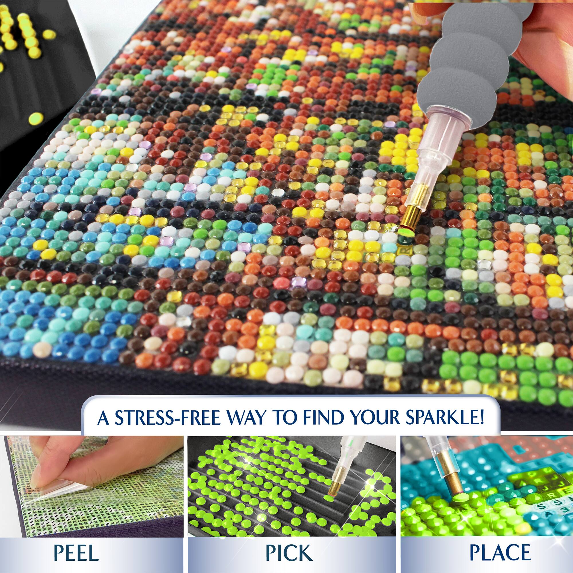 ArtSkills® Brilliant Art Forest Stretched Canvas Diamond Painting Kit