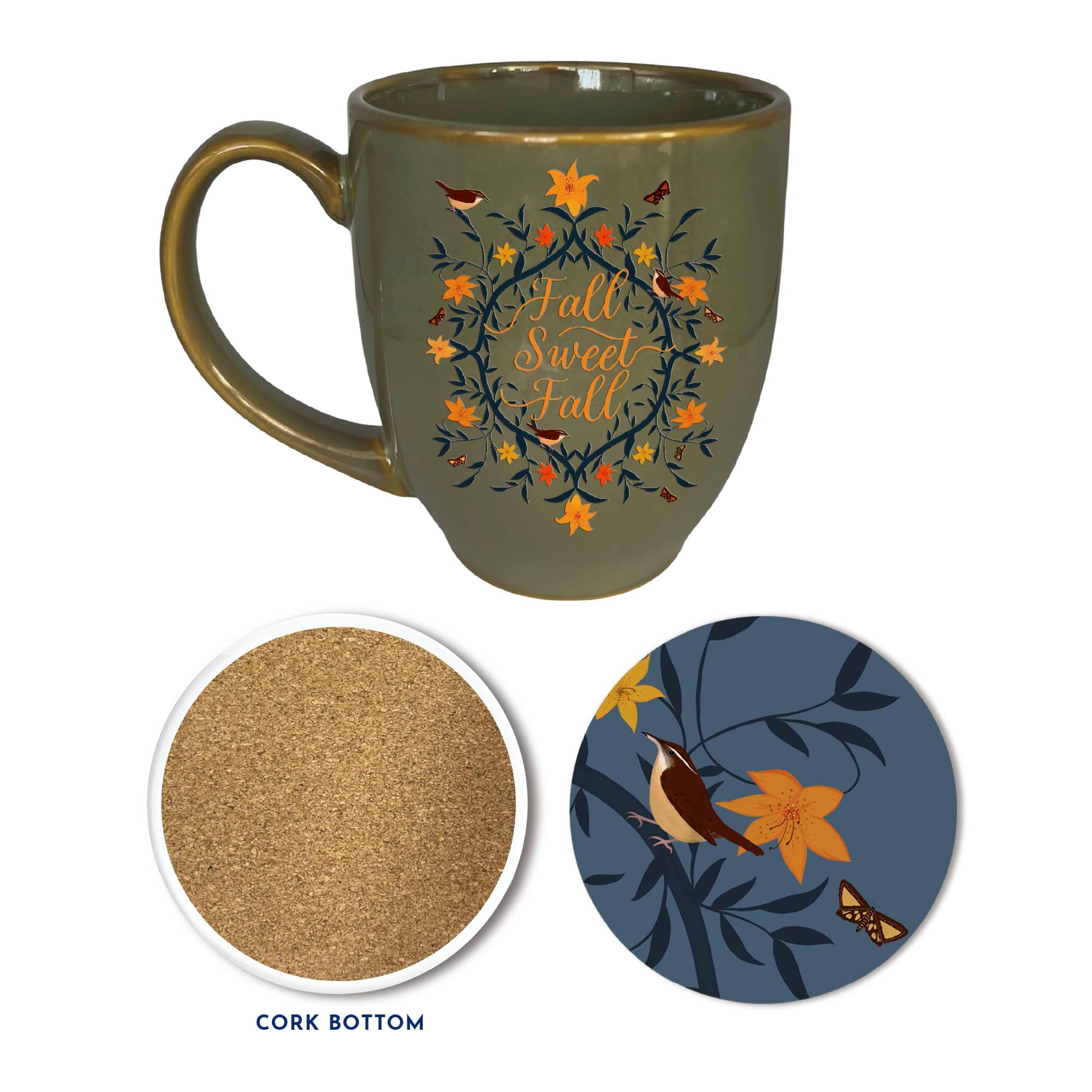 Courtside Market® 16oz. Fall Sweet Fall Mug & Coaster Set