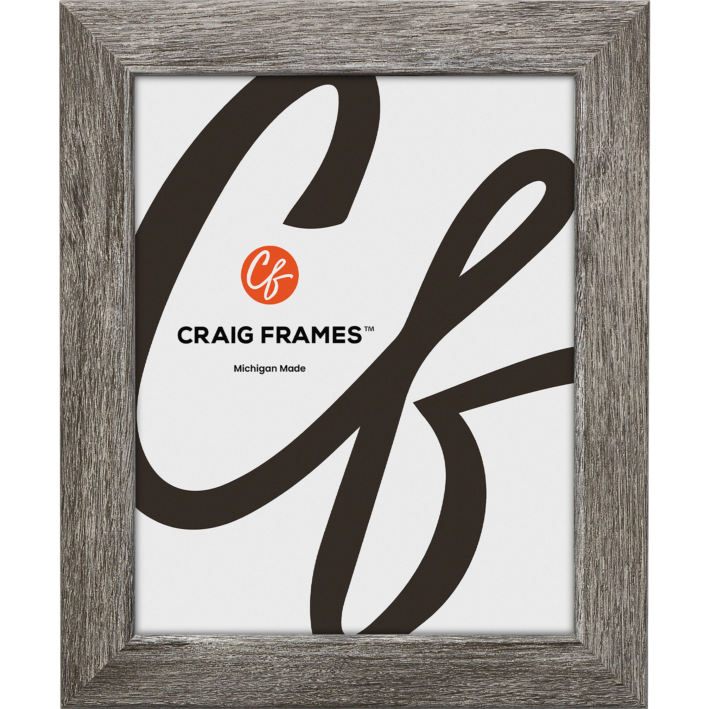 2 Pack Craig Frames Bauhaus 125 Barnwood Gray Picture Frame
