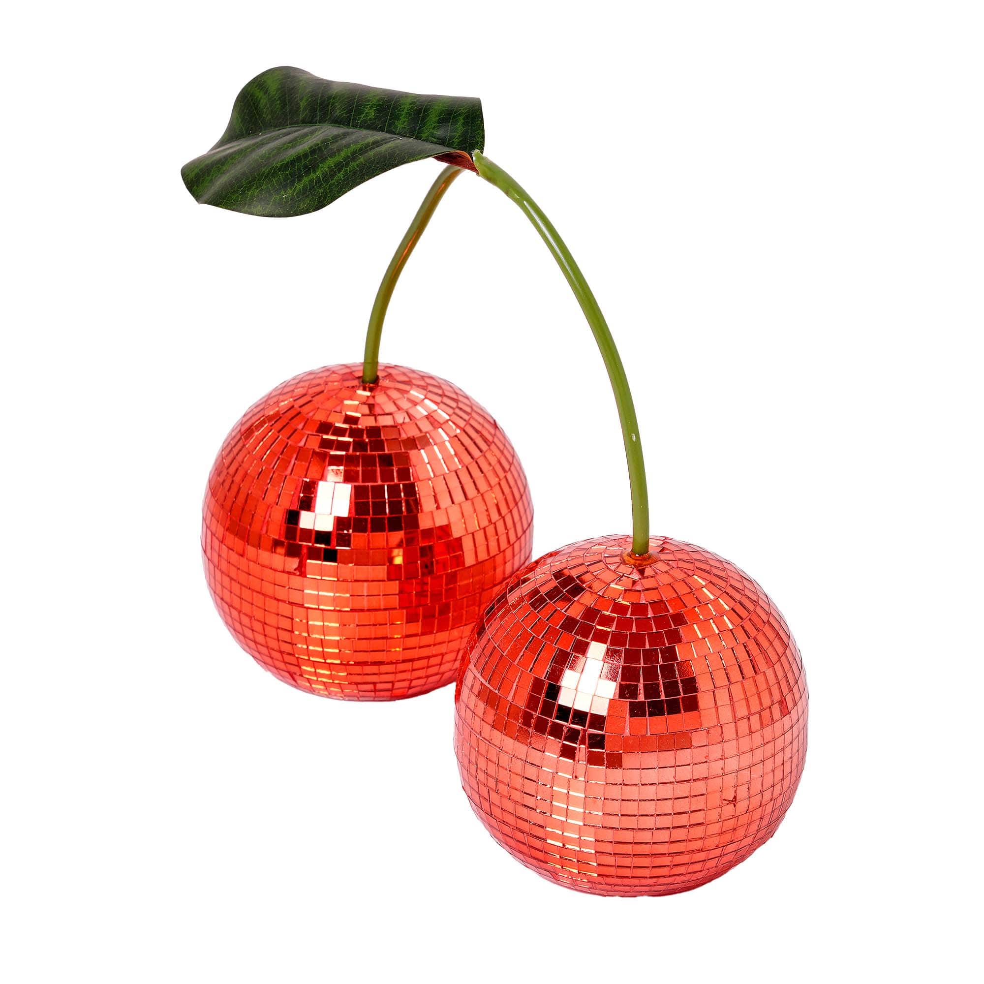 American Art Decor Tipsy Disco Cherry Tabletop and Bar Decoration - 7.87" x 9.84" x 3.93"