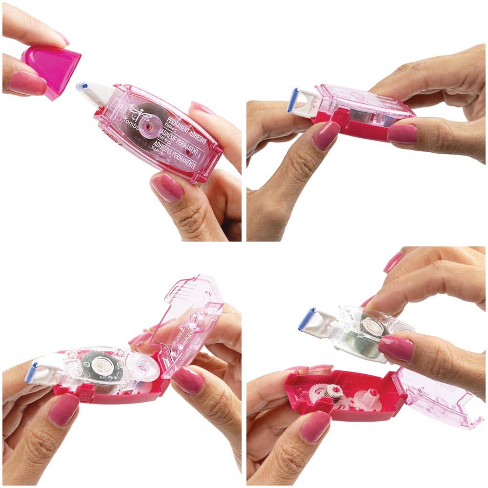 Tombow Power Mini Glue Tape Refills, 3ct.