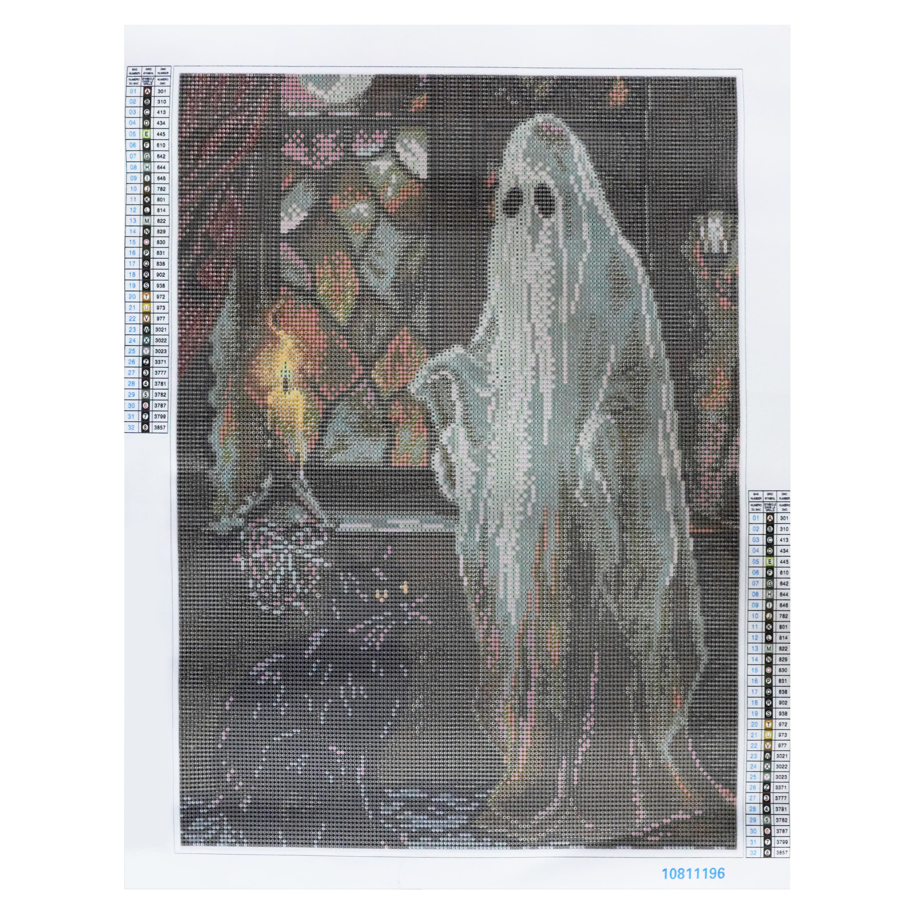 16" x 20" Ghost & Cat Diamond Art Kit by Make Market®