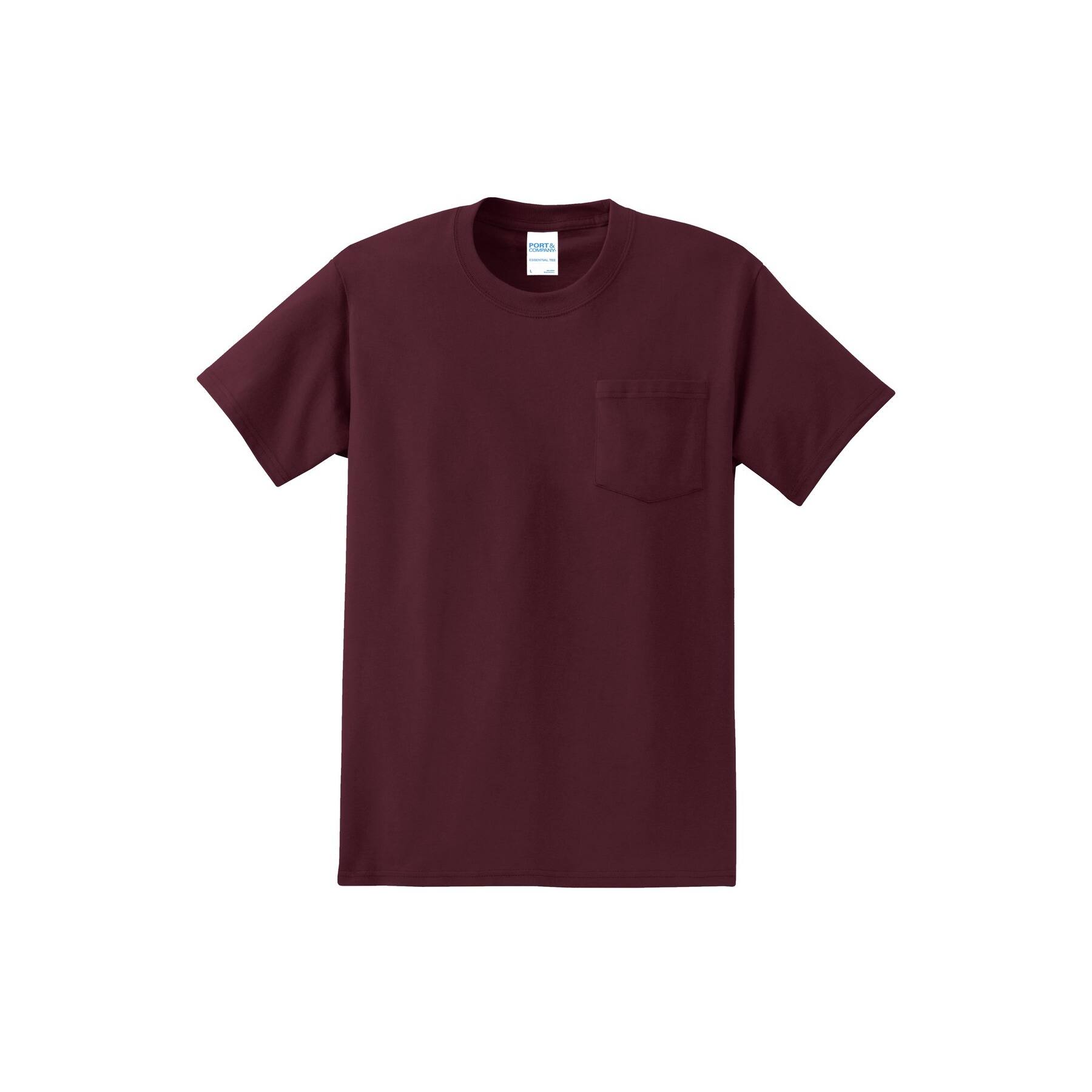 Port & Company® Tall Essential Pocket Adult T-Shirt