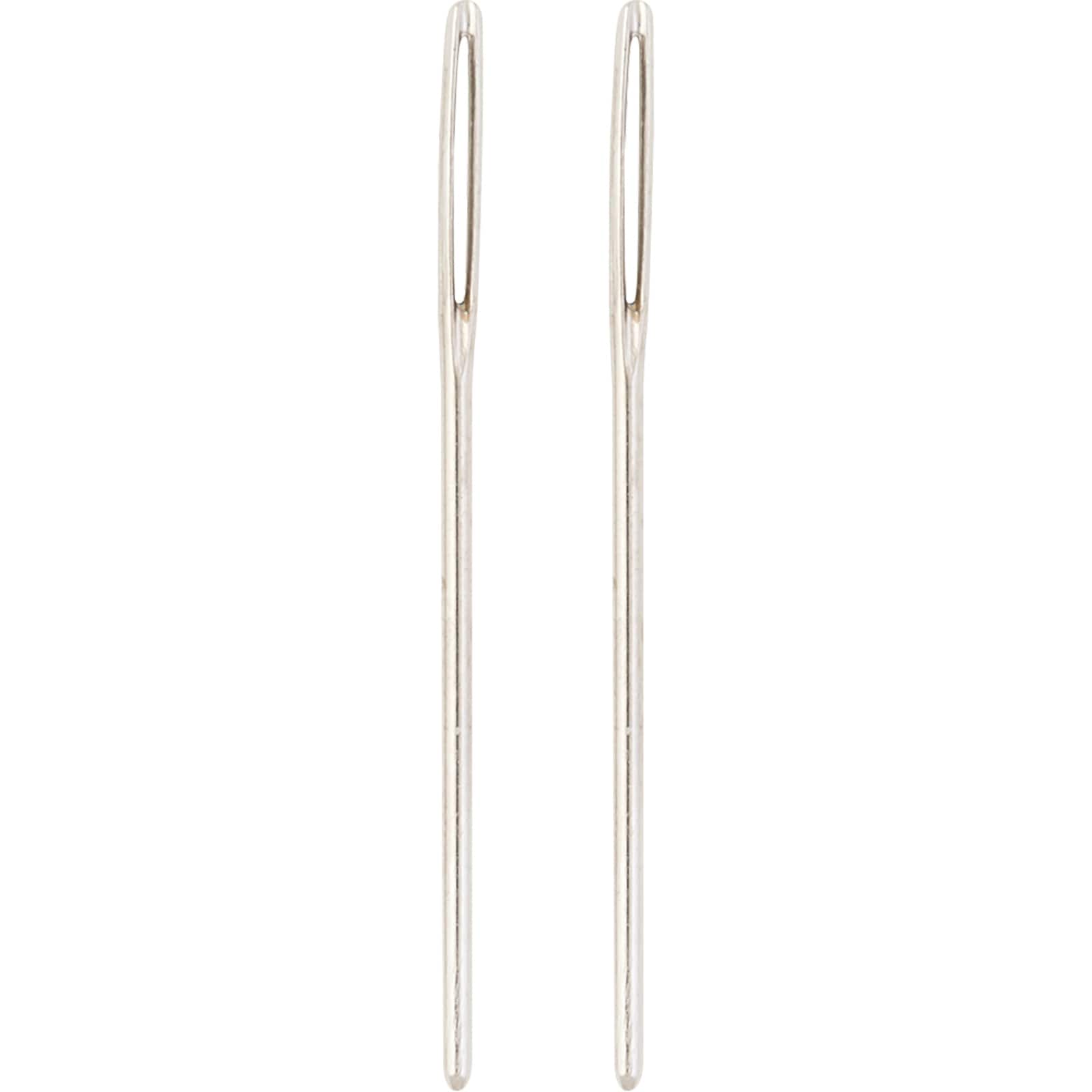24 Packs: 2 ct. (48 total) Steel Yarn Needles by Loops & Threads™